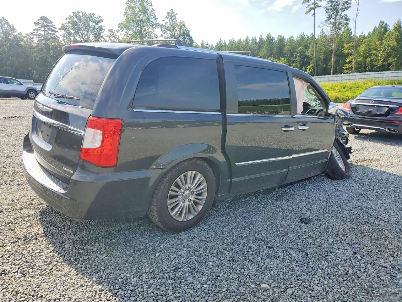 2012 Chrysler Town & Country Limited Угольный vin: 2C4RC1GG6CR140720