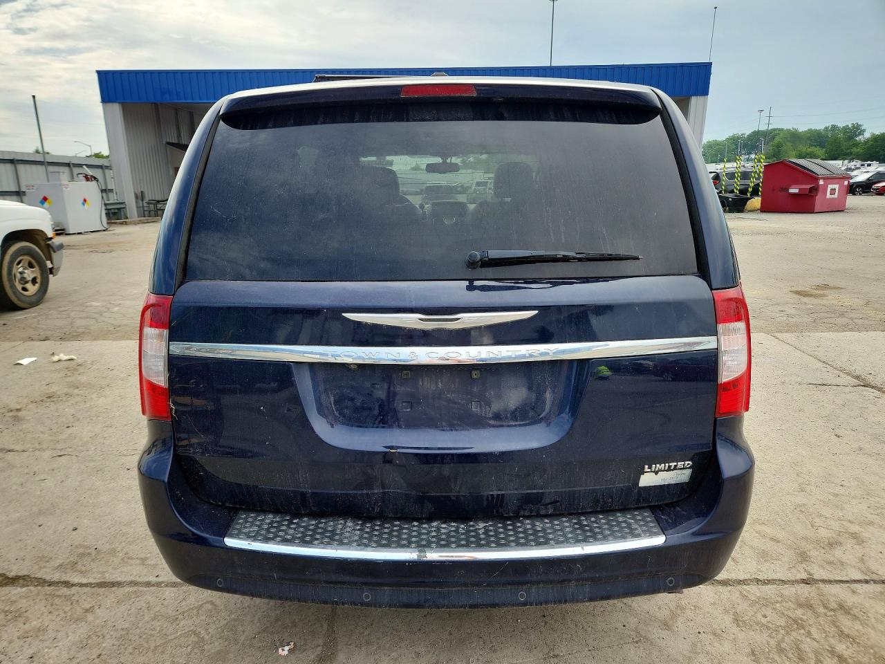 2012 Chrysler Town & Country Limited Синий vin: 2C4RC1GG6CR252384