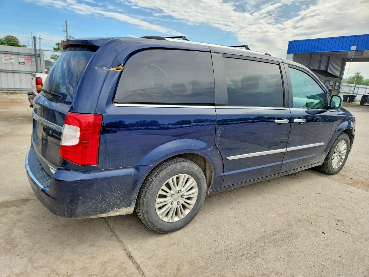 2012 Chrysler Town & Country Limited Синий vin: 2C4RC1GG6CR252384