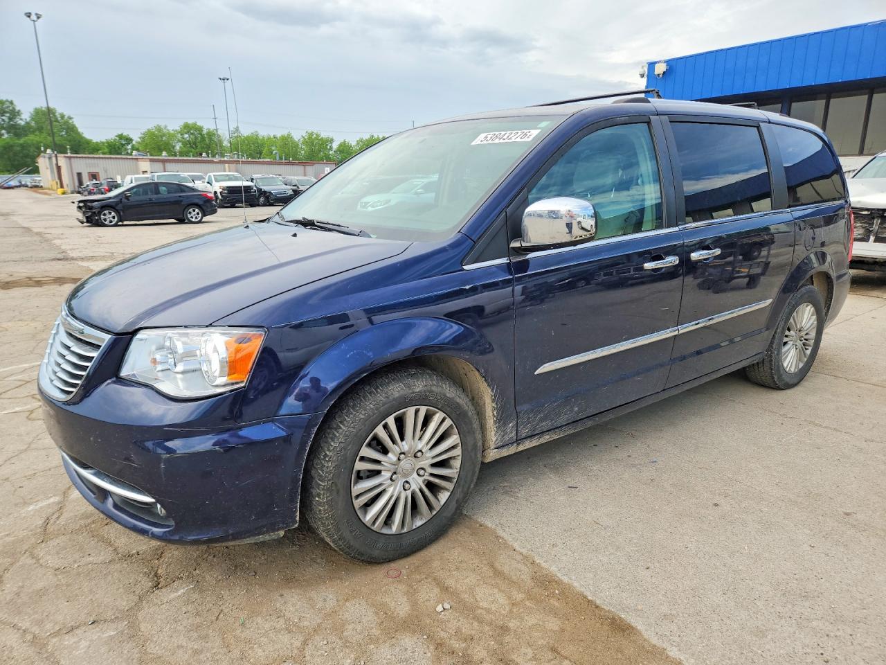2012 Chrysler Town & Country Limited Blue vin: 2C4RC1GG6CR252384