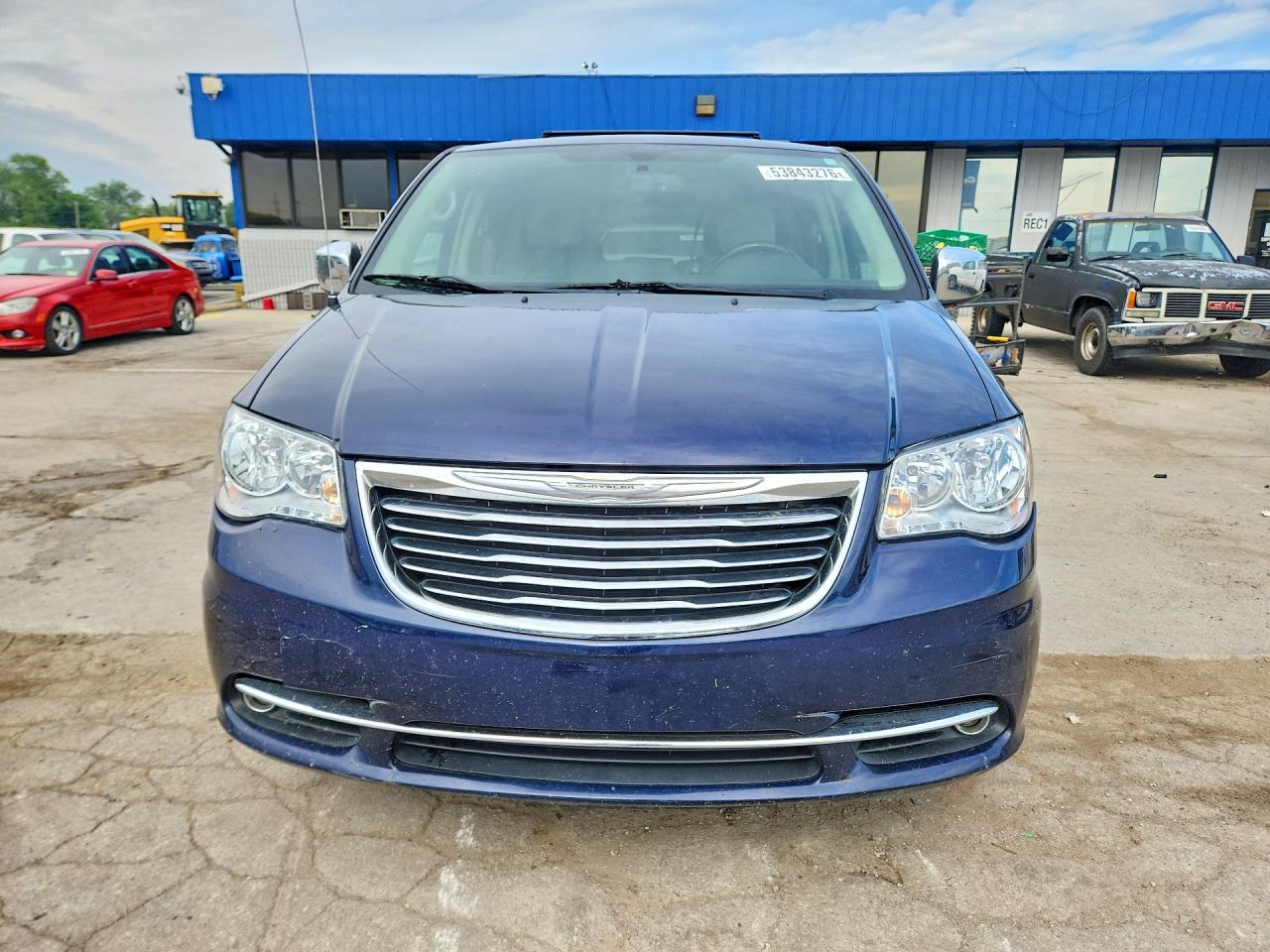 2012 Chrysler Town & Country Limited Синий vin: 2C4RC1GG6CR252384