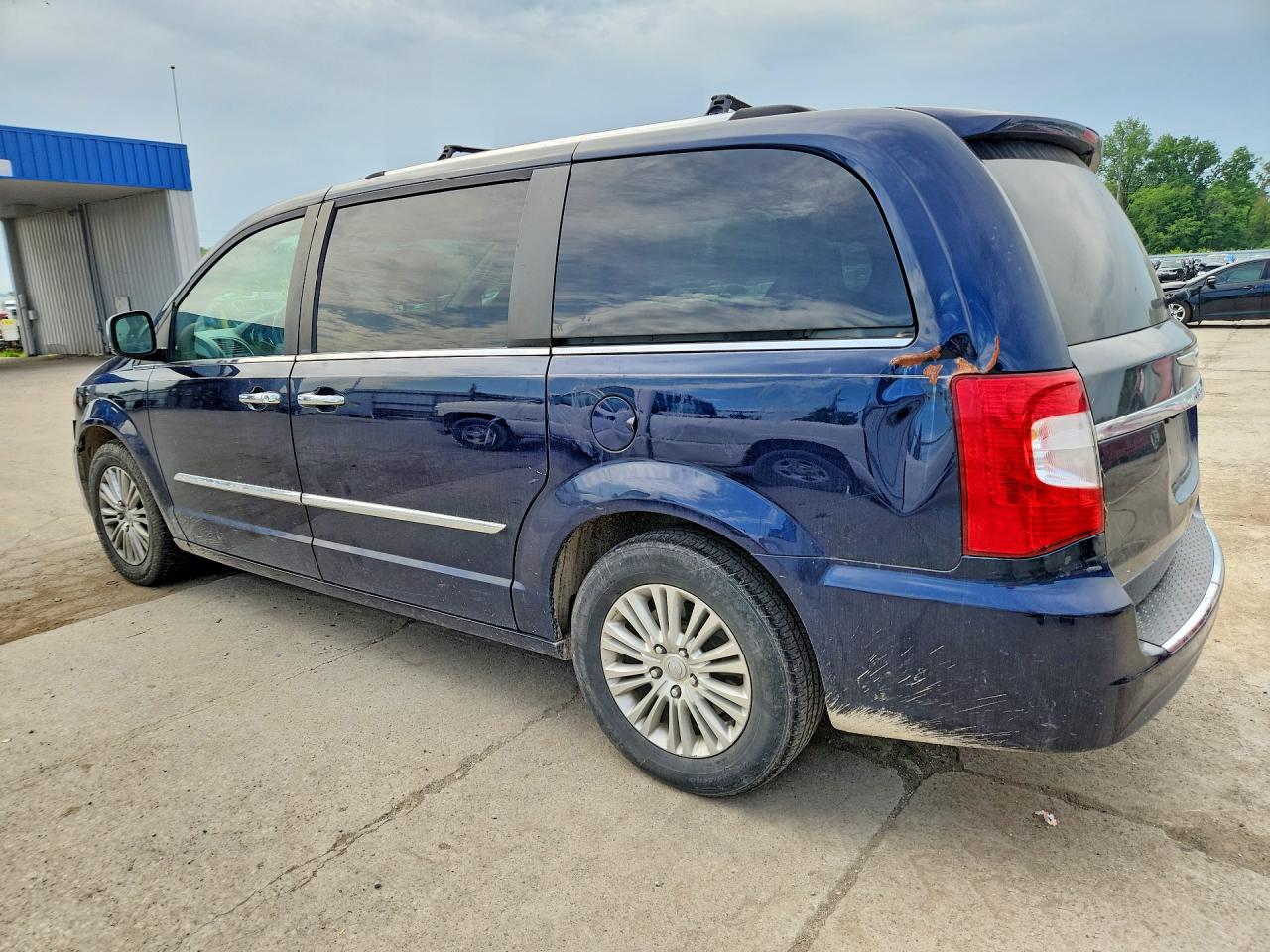 2012 Chrysler Town & Country Limited Синий vin: 2C4RC1GG6CR252384
