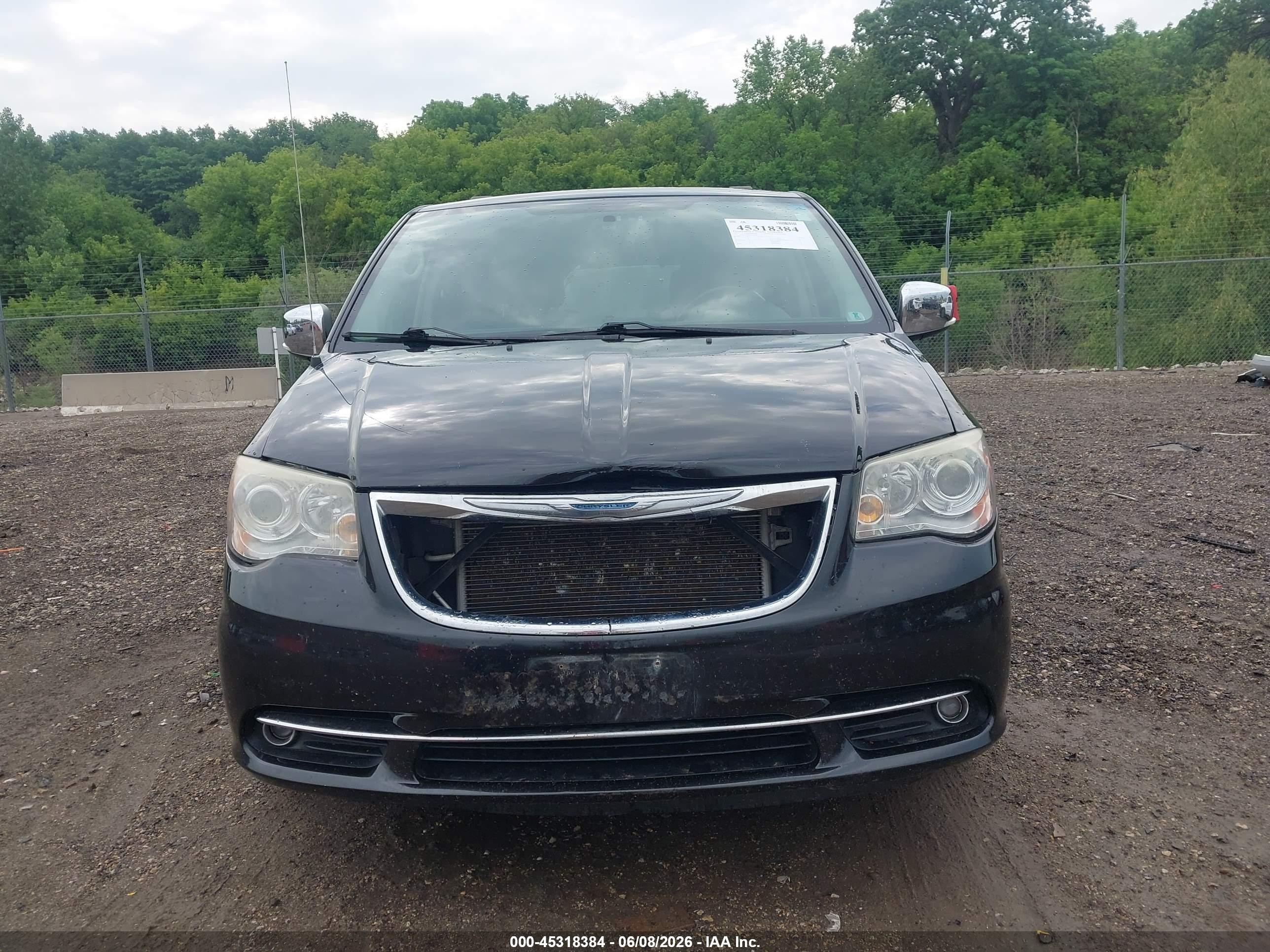 2014 Chrysler Town & Country Limited Black vin: 2C4RC1GG6ER183148