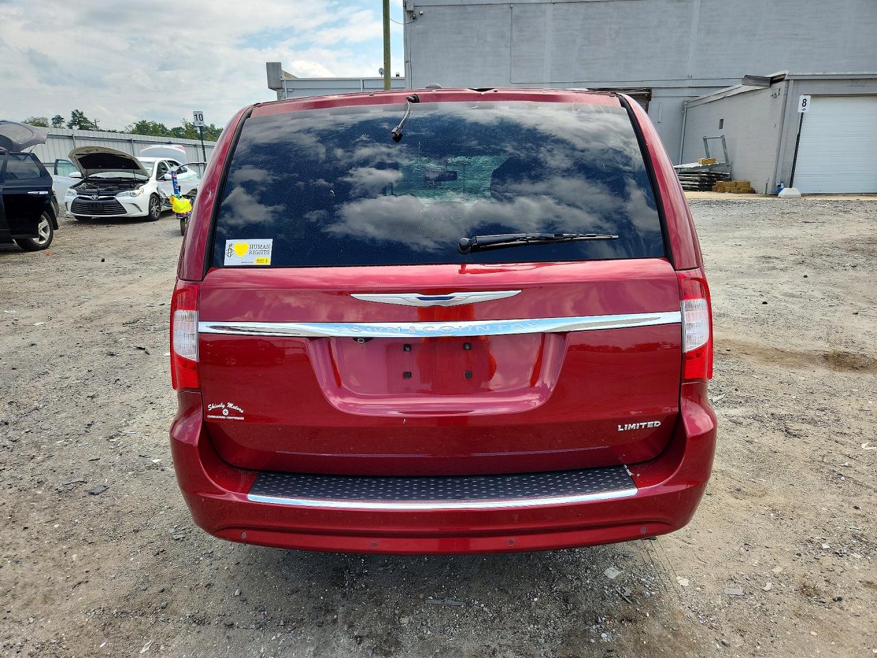 2015 Chrysler Town & Country Limited Platinum Бордовый vin: 2C4RC1GG6FR514408