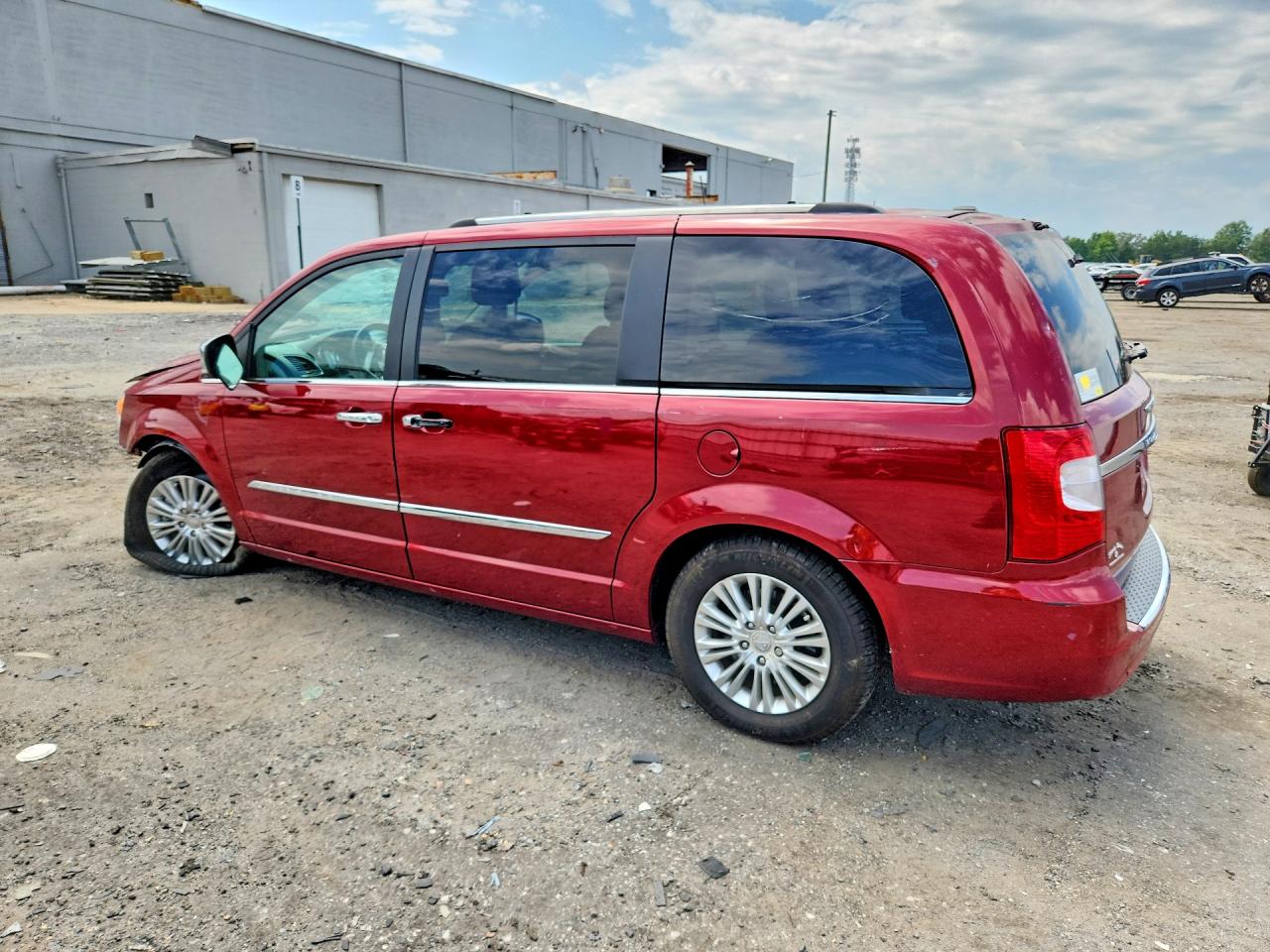 2015 Chrysler Town & Country Limited Platinum Бордовый vin: 2C4RC1GG6FR514408