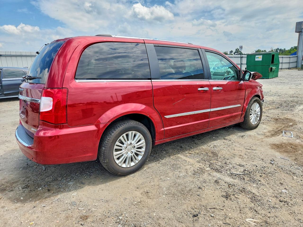 2015 Chrysler Town & Country Limited Platinum Бордовый vin: 2C4RC1GG6FR514408
