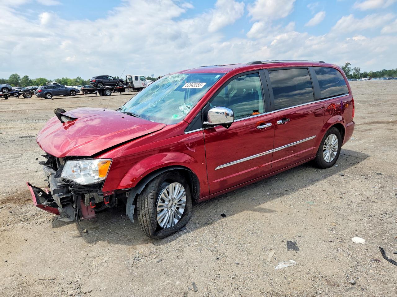 2015 Chrysler Town & Country Limited Platinum Burgundy vin: 2C4RC1GG6FR514408