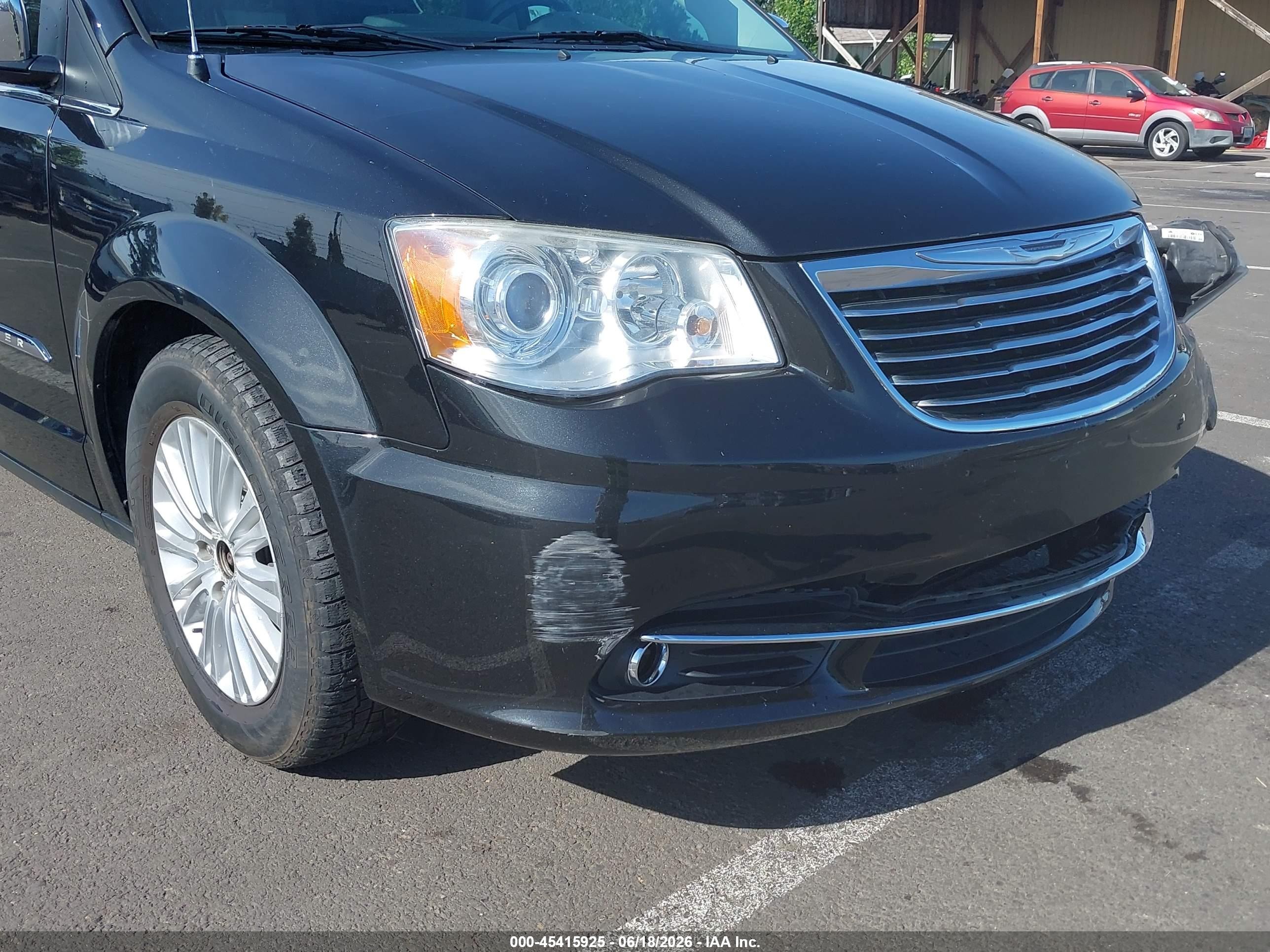 2013 Chrysler Town & Country Limited Black vin: 2C4RC1GG7DR777150