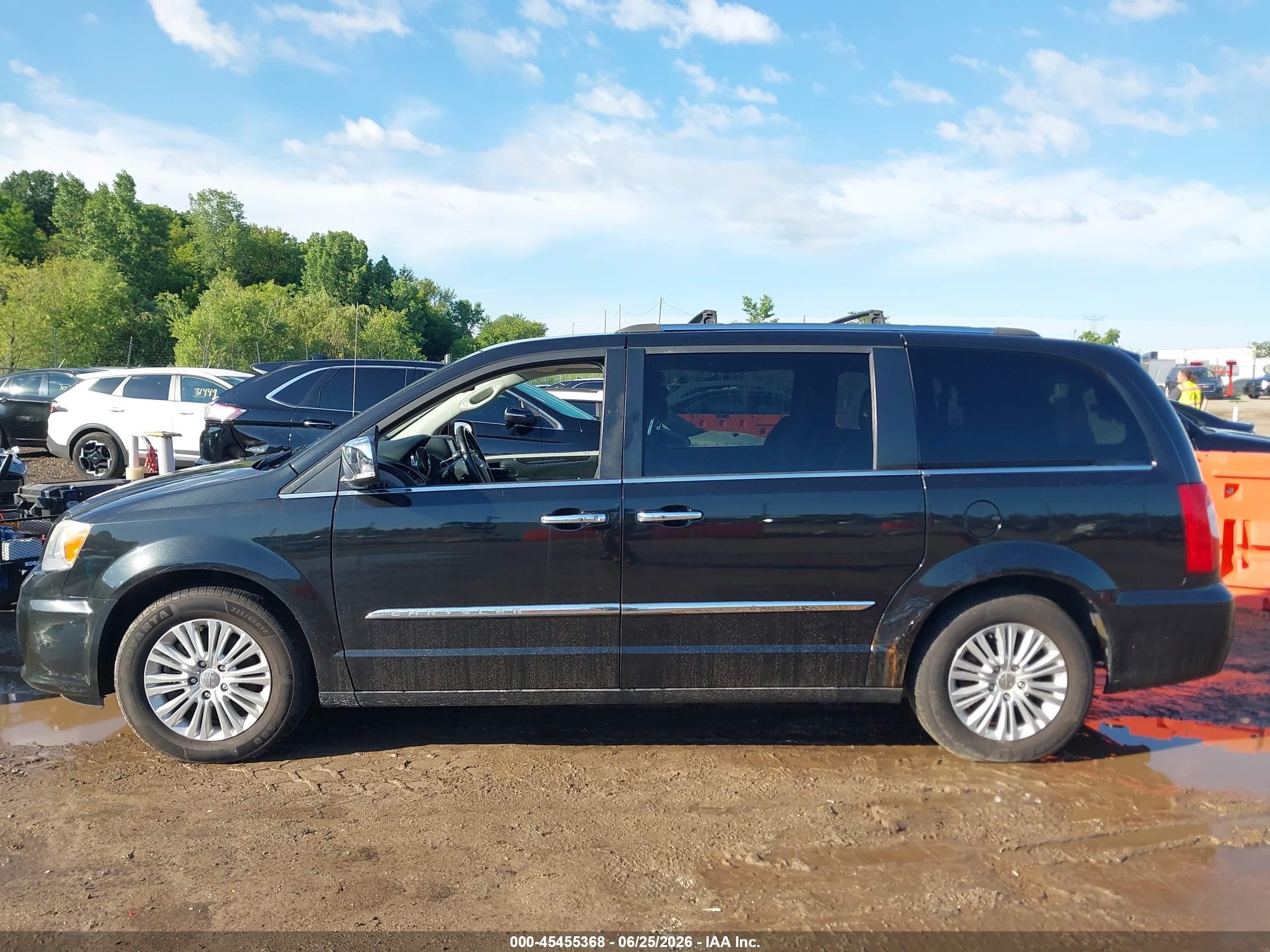 2013 Chrysler Town & Country Limited Black vin: 2C4RC1GG7DR806033