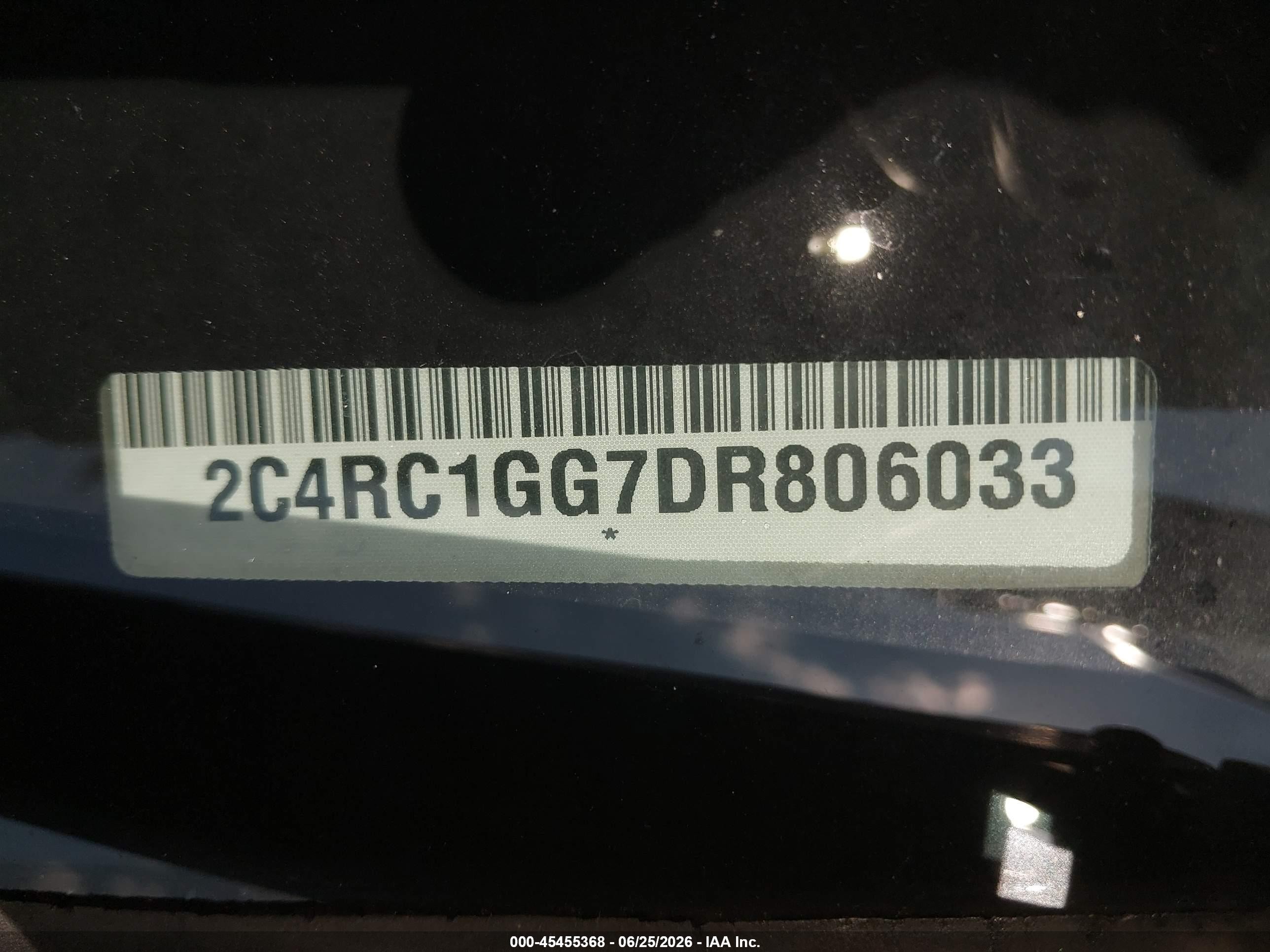 2013 Chrysler Town & Country Limited Black vin: 2C4RC1GG7DR806033