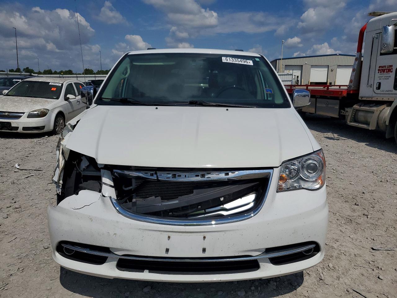 2015 Chrysler Town & Country Limited Platinum Белый vin: 2C4RC1GG7FR752879