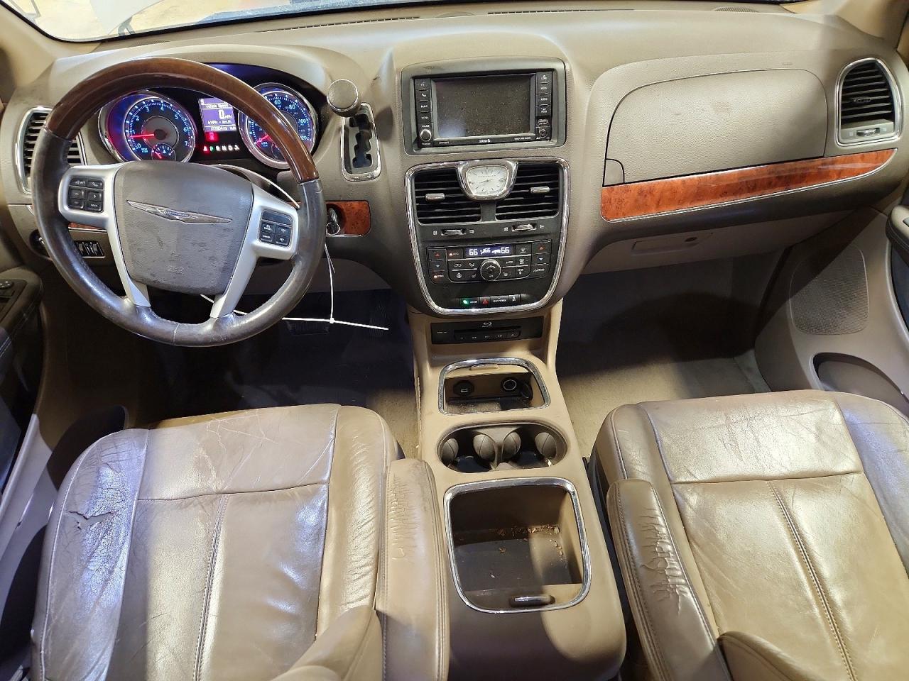 2016 Chrysler Town & Country Limited Platinum Белый vin: 2C4RC1GG7GR166975