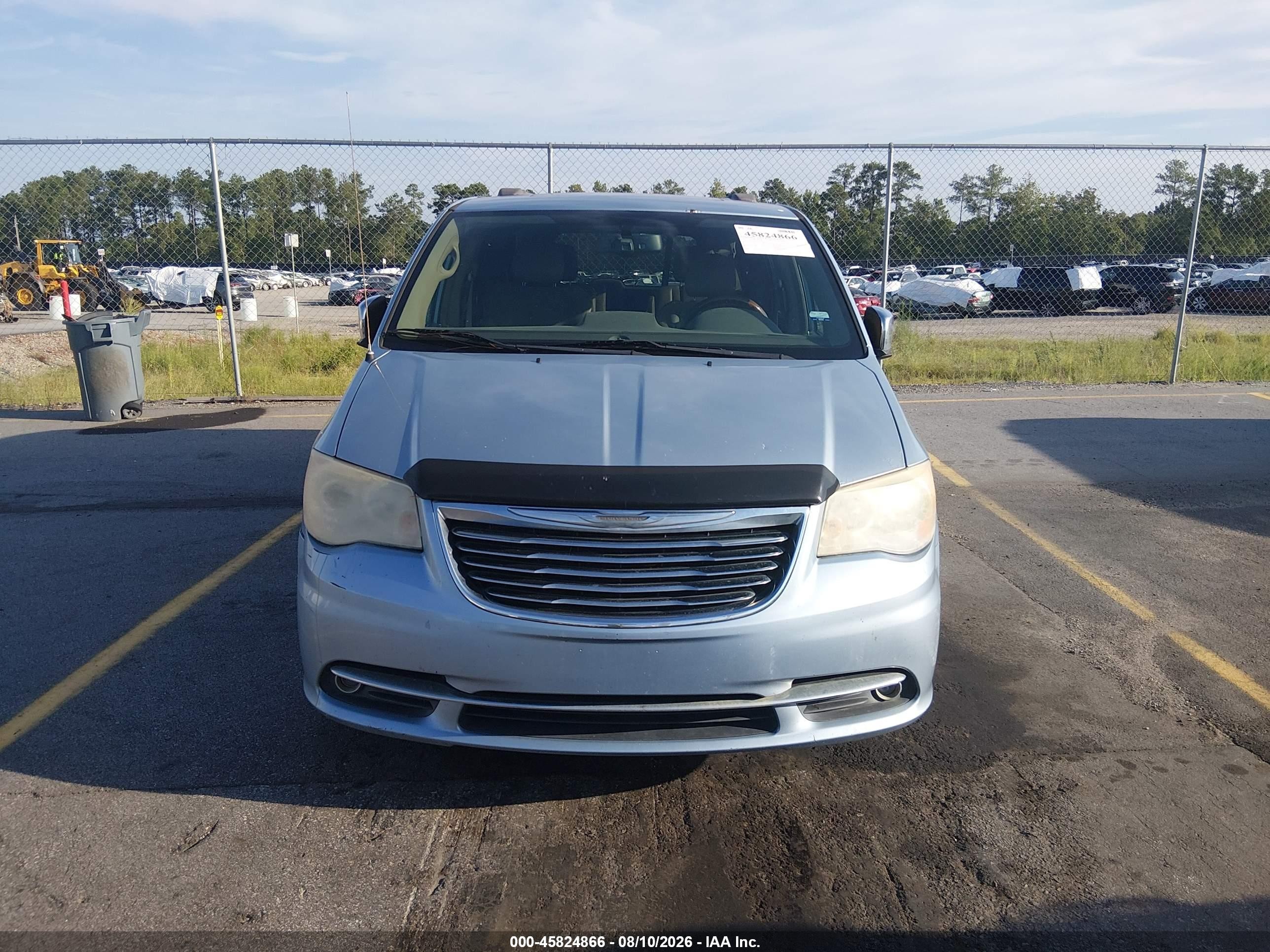 2013 Chrysler Town & Country Limited Light Blue vin: 2C4RC1GG8DR647149