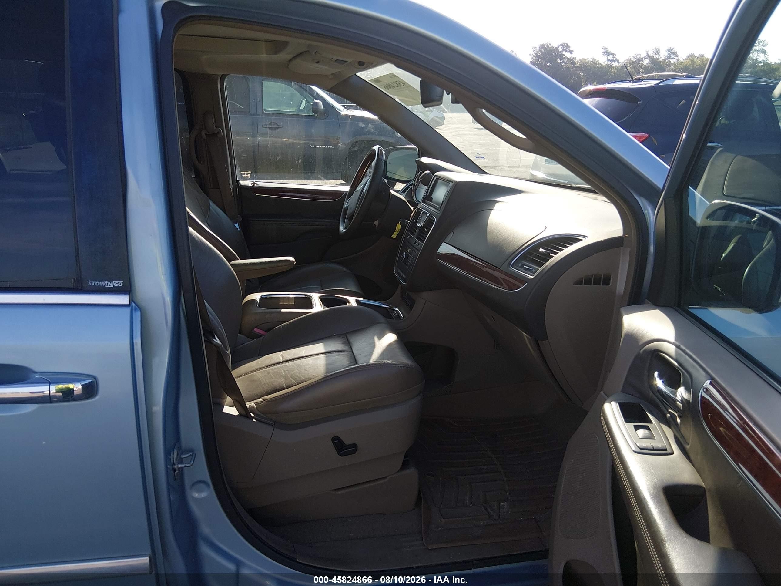2013 Chrysler Town & Country Limited Light Blue vin: 2C4RC1GG8DR647149