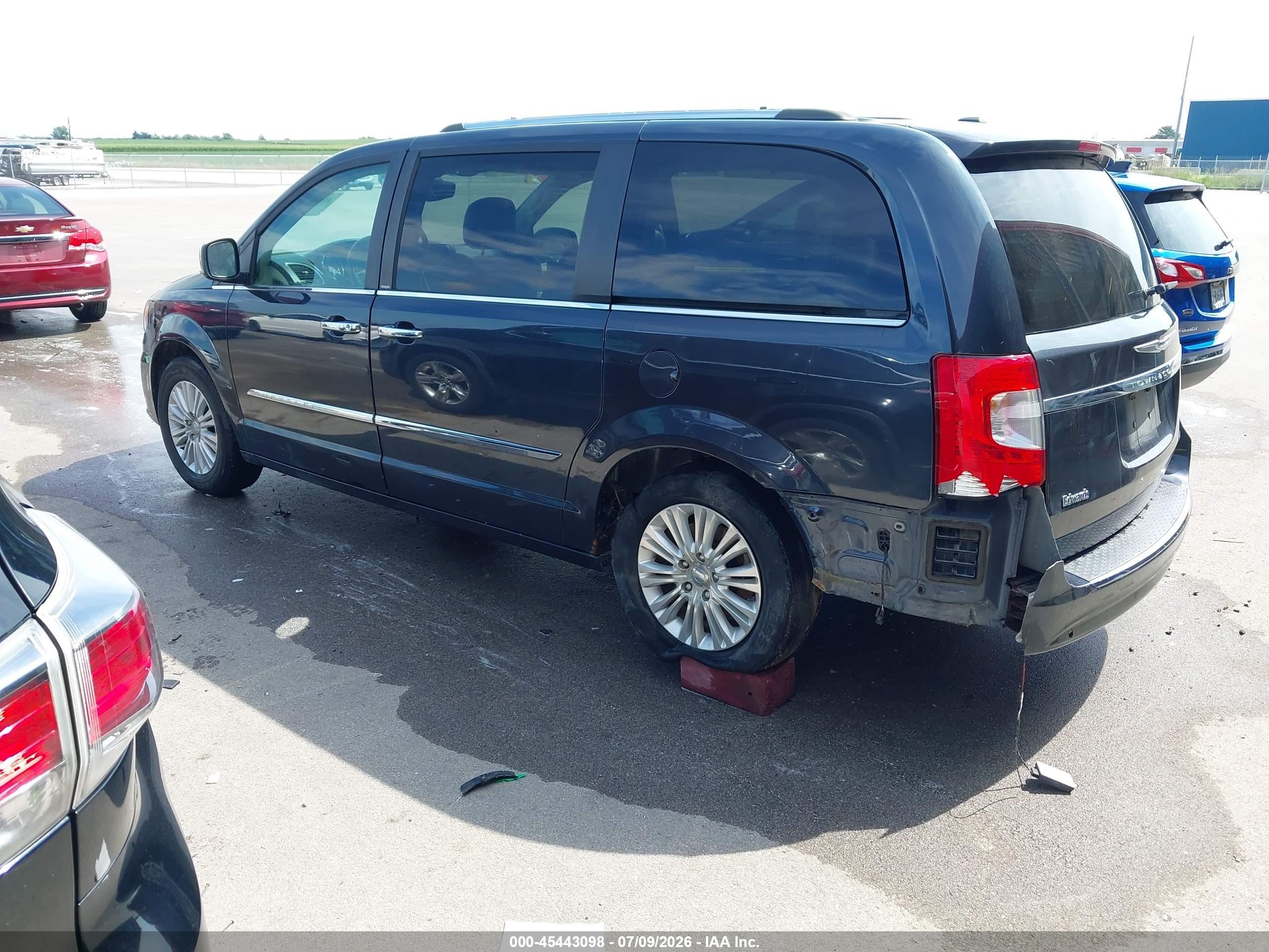 2014 Chrysler Town & Country Limited Black vin: 2C4RC1GG8ER138910