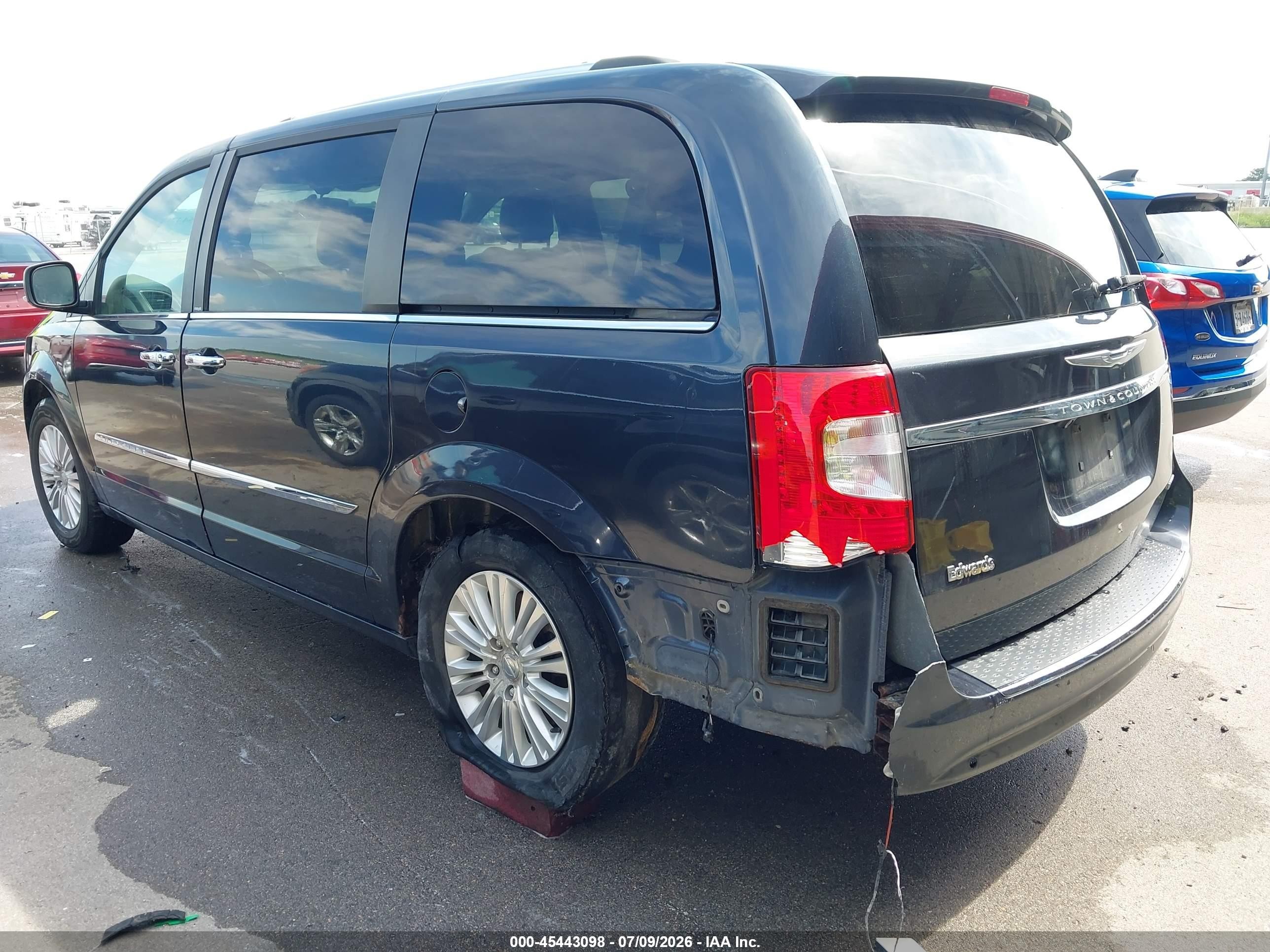 2014 Chrysler Town & Country Limited Black vin: 2C4RC1GG8ER138910