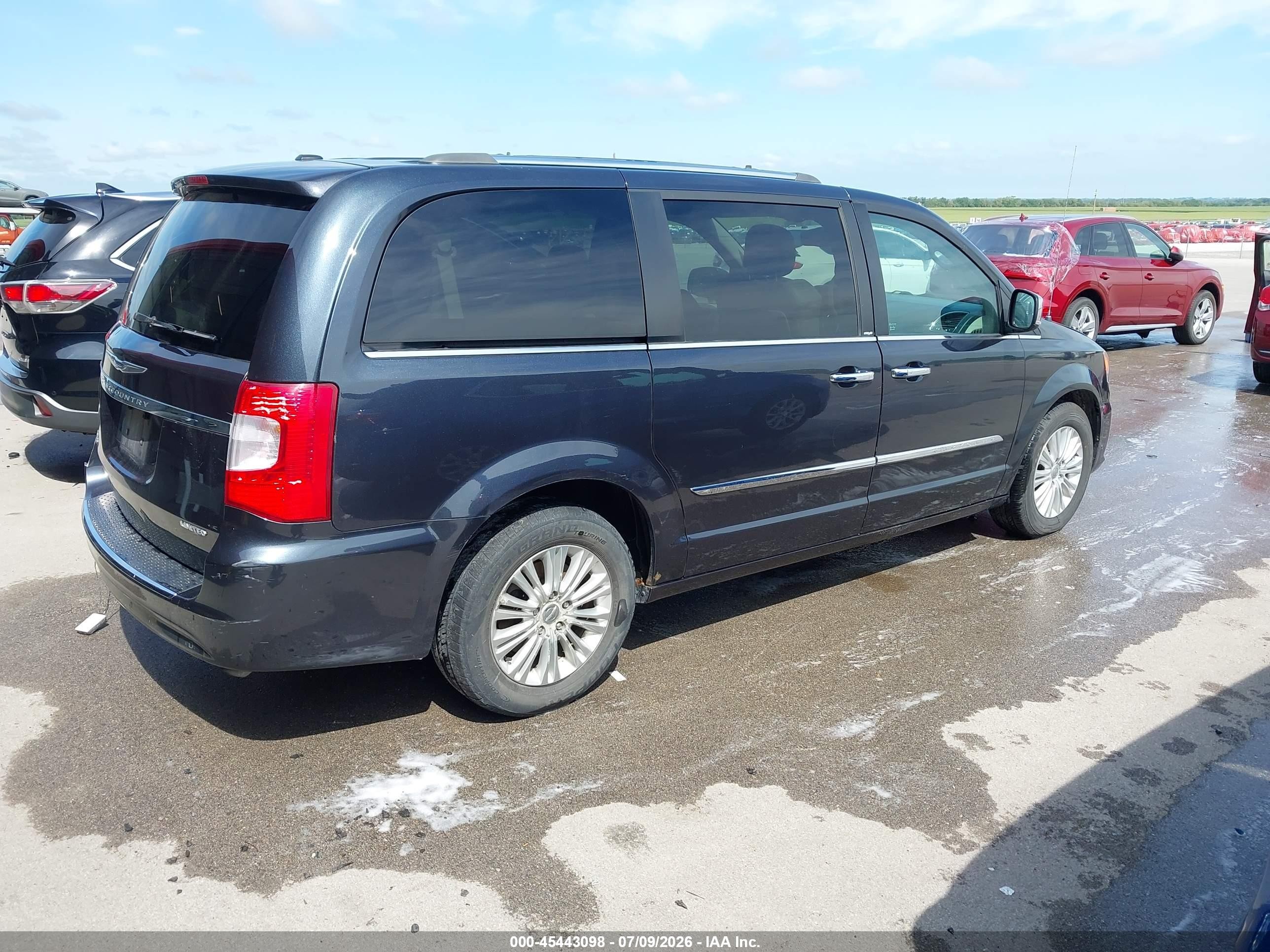2014 Chrysler Town & Country Limited Black vin: 2C4RC1GG8ER138910