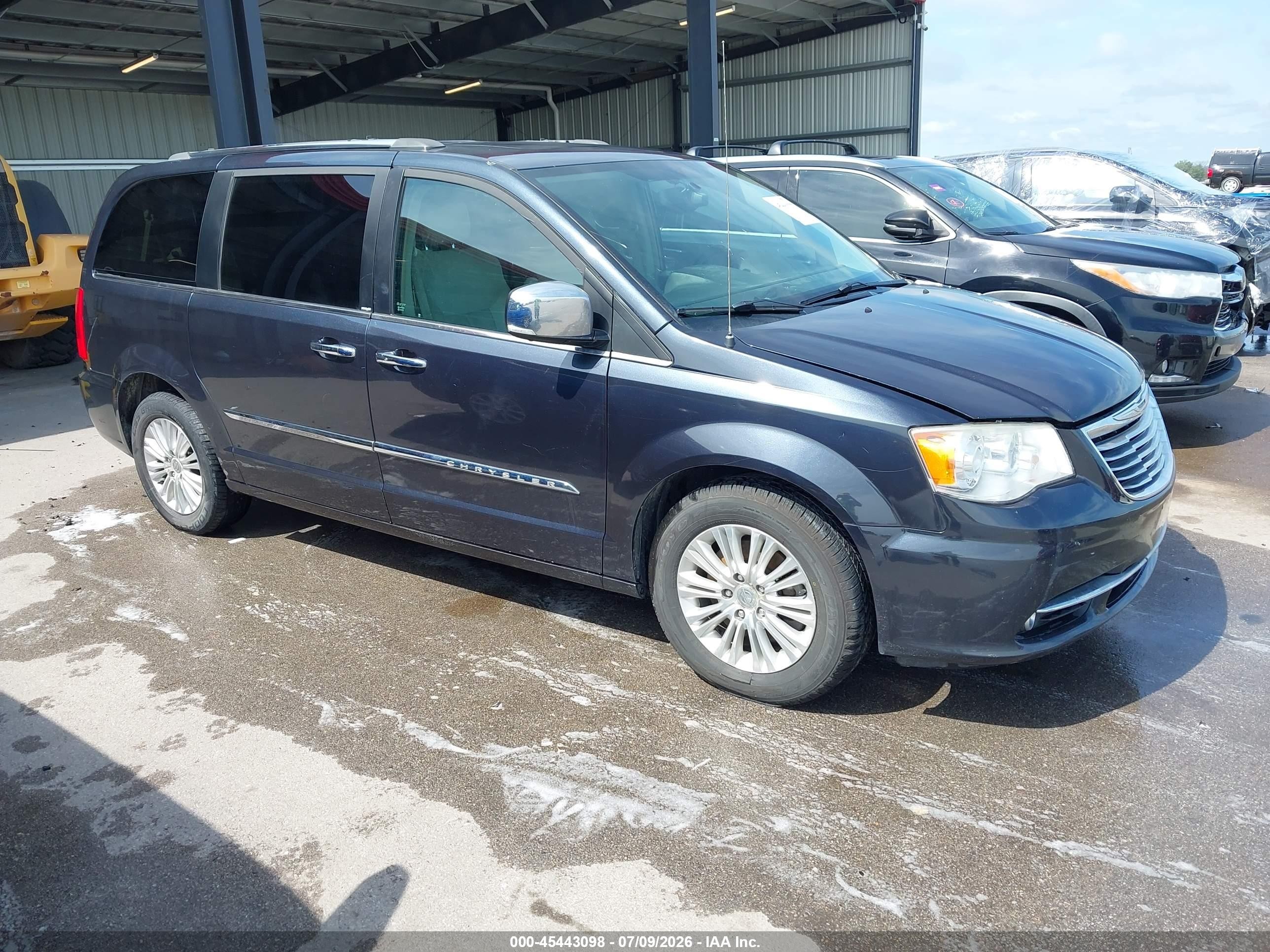 2014 Chrysler Town & Country Limited Black vin: 2C4RC1GG8ER138910