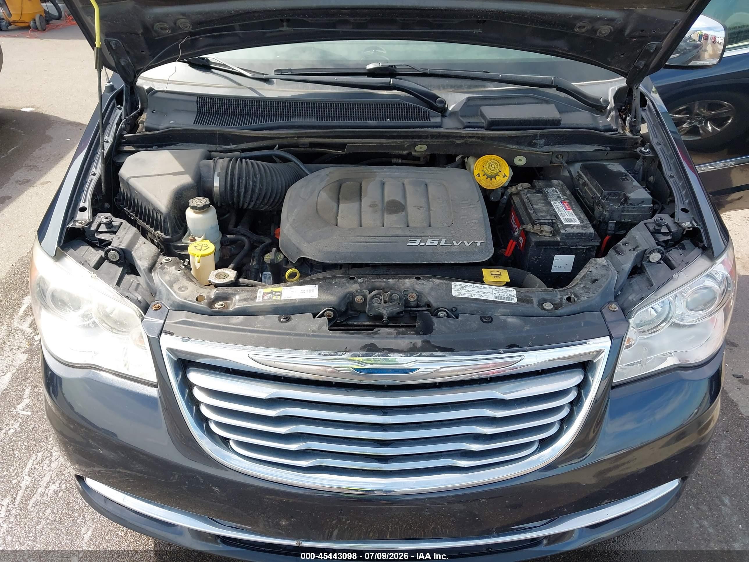 2014 Chrysler Town & Country Limited Black vin: 2C4RC1GG8ER138910