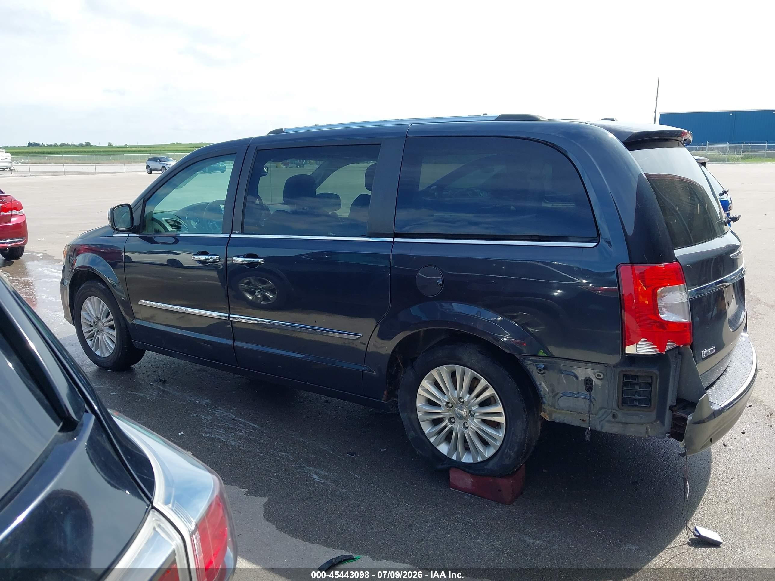 2014 Chrysler Town & Country Limited Black vin: 2C4RC1GG8ER138910