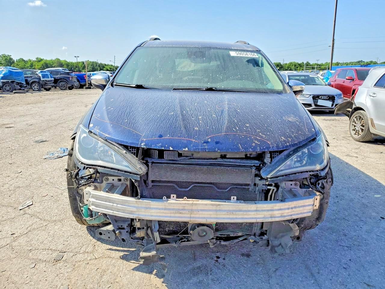 2017 Chrysler Pacifica Limited Blue vin: 2C4RC1GG8HR778460