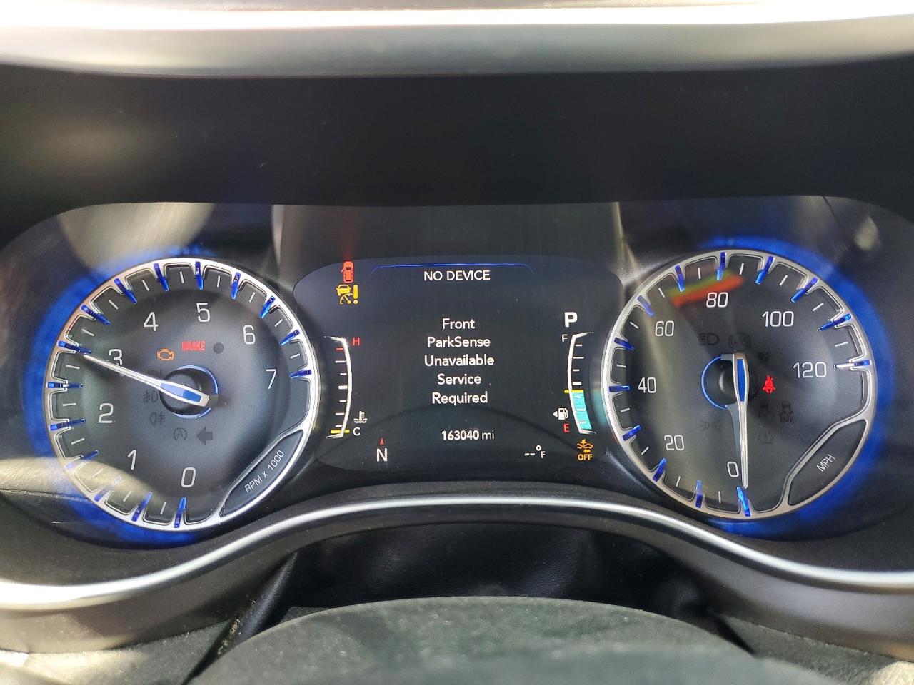 2017 Chrysler Pacifica Limited Blue vin: 2C4RC1GG8HR778460