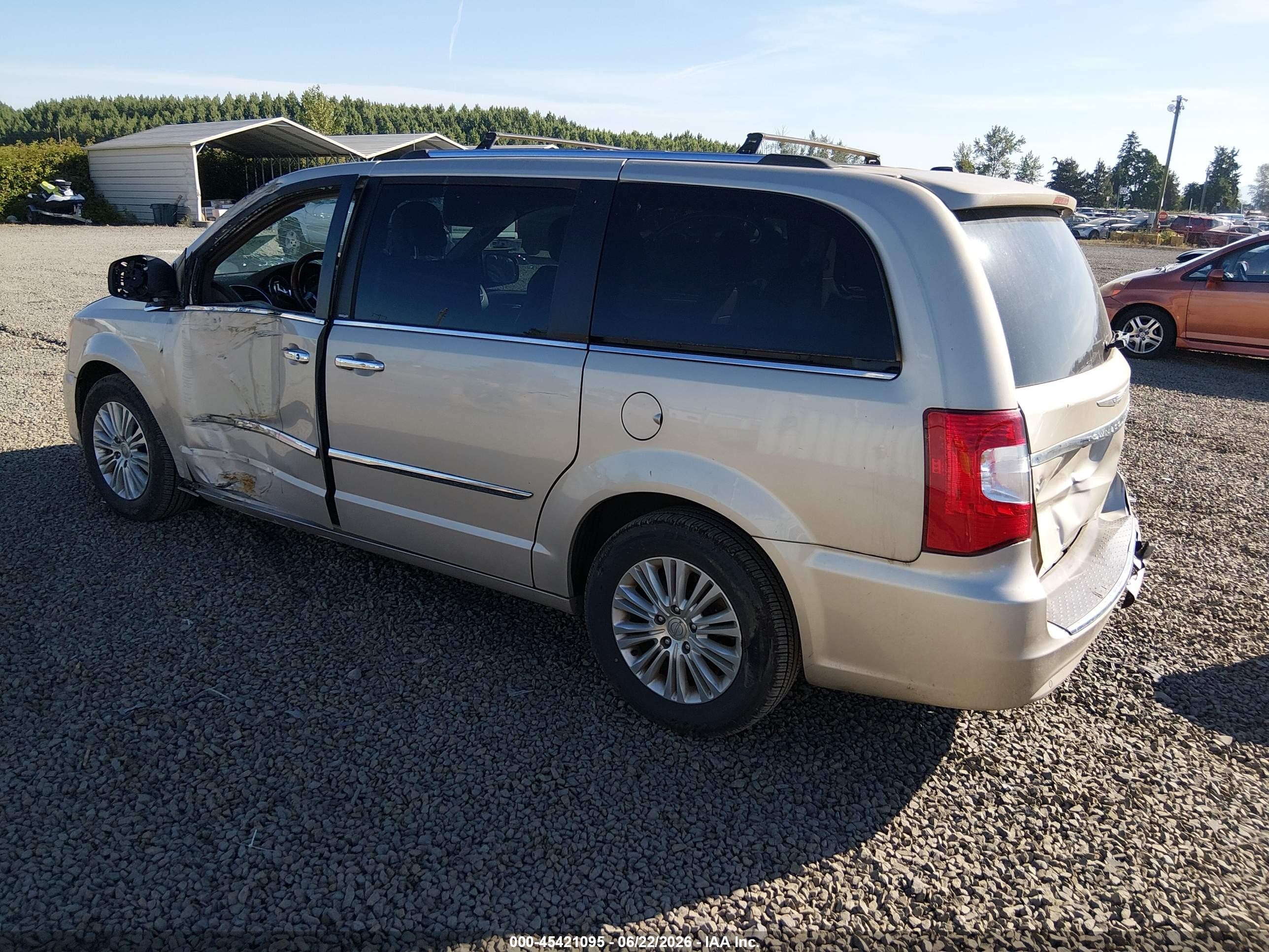 2012 Chrysler Town & Country Limited Gold vin: 2C4RC1GG9CR270930