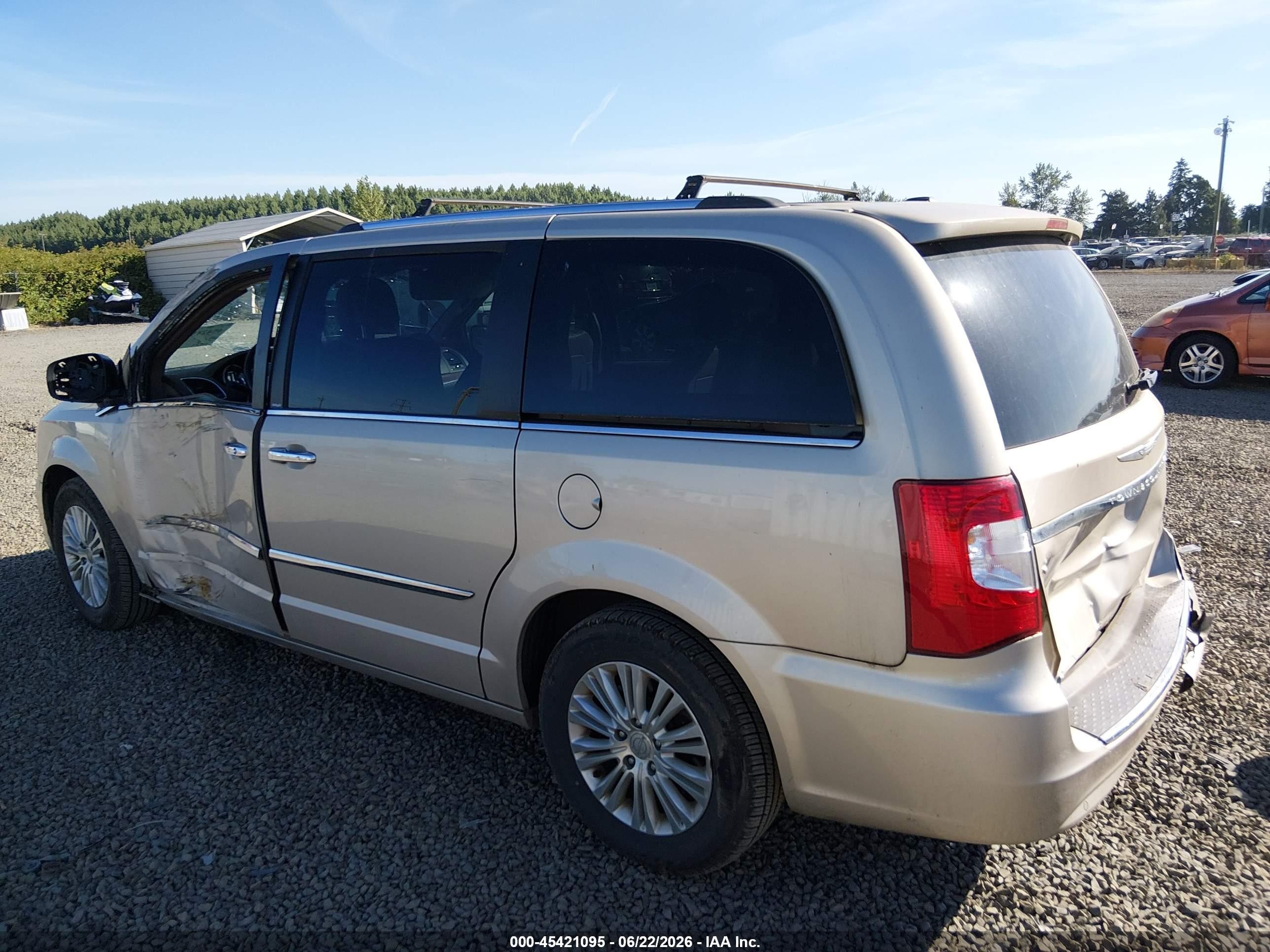 2012 Chrysler Town & Country Limited Gold vin: 2C4RC1GG9CR270930