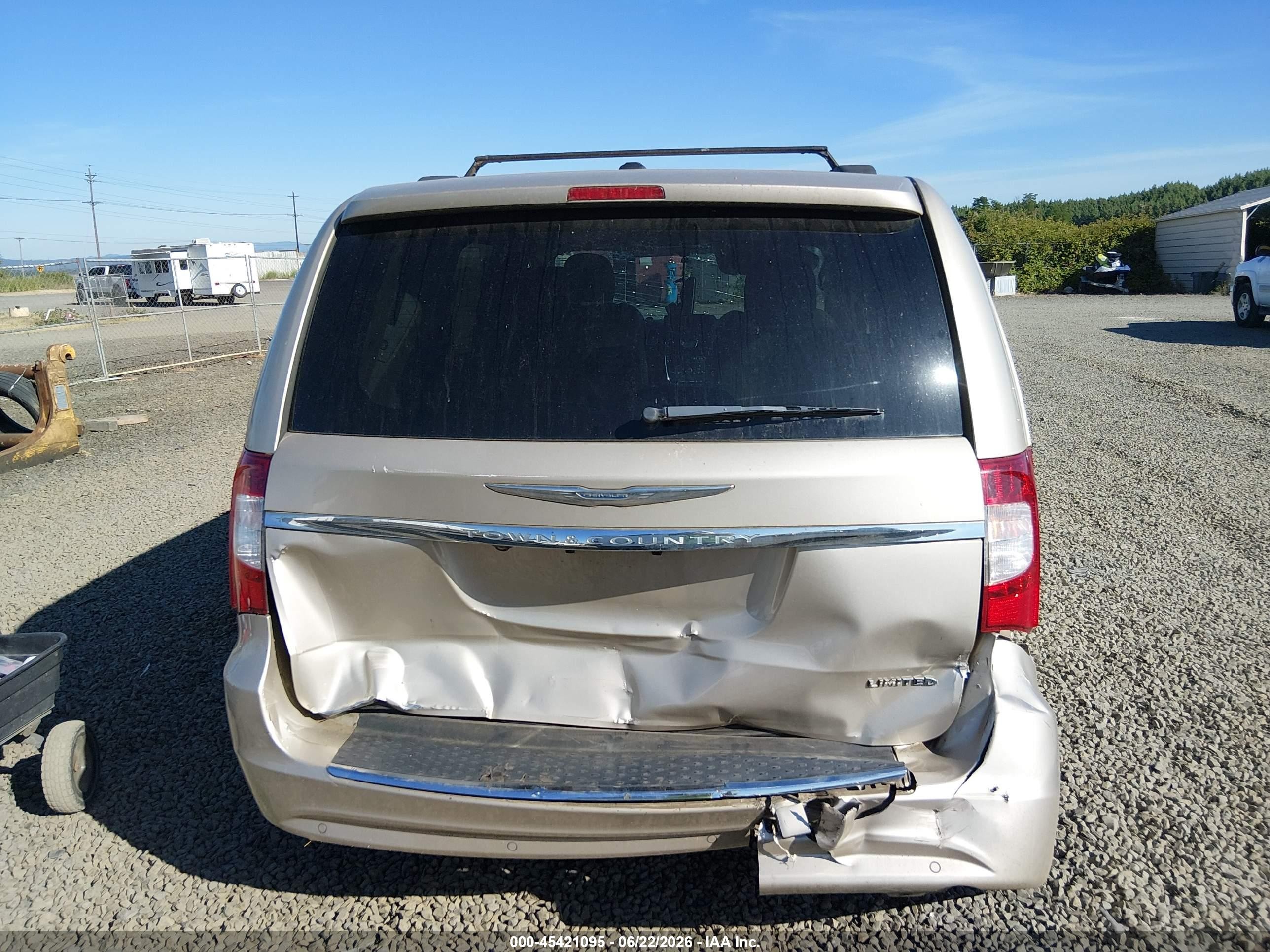 2012 Chrysler Town & Country Limited Gold vin: 2C4RC1GG9CR270930