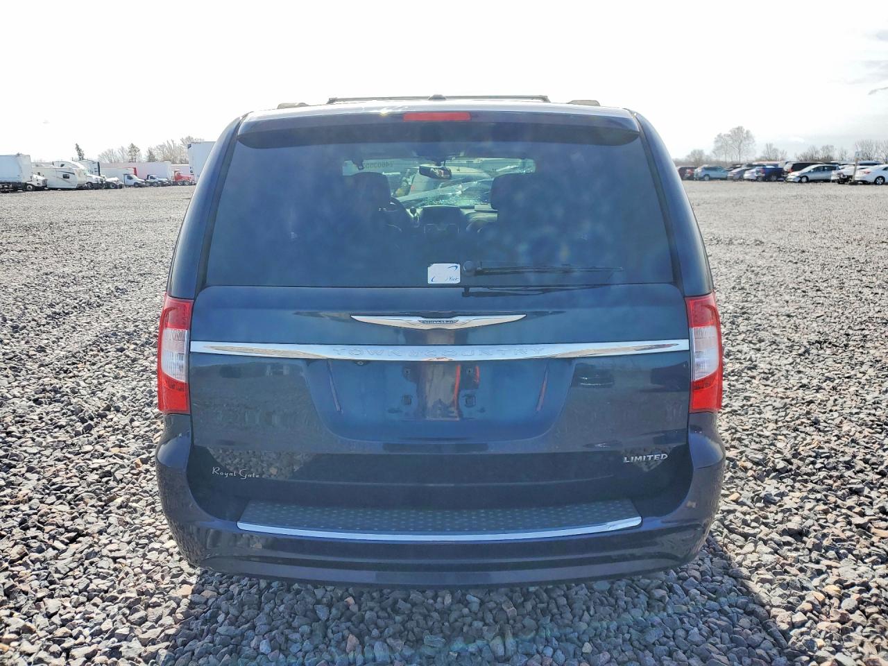2013 Chrysler Town & Country Limited Blue vin: 2C4RC1GG9DR758082