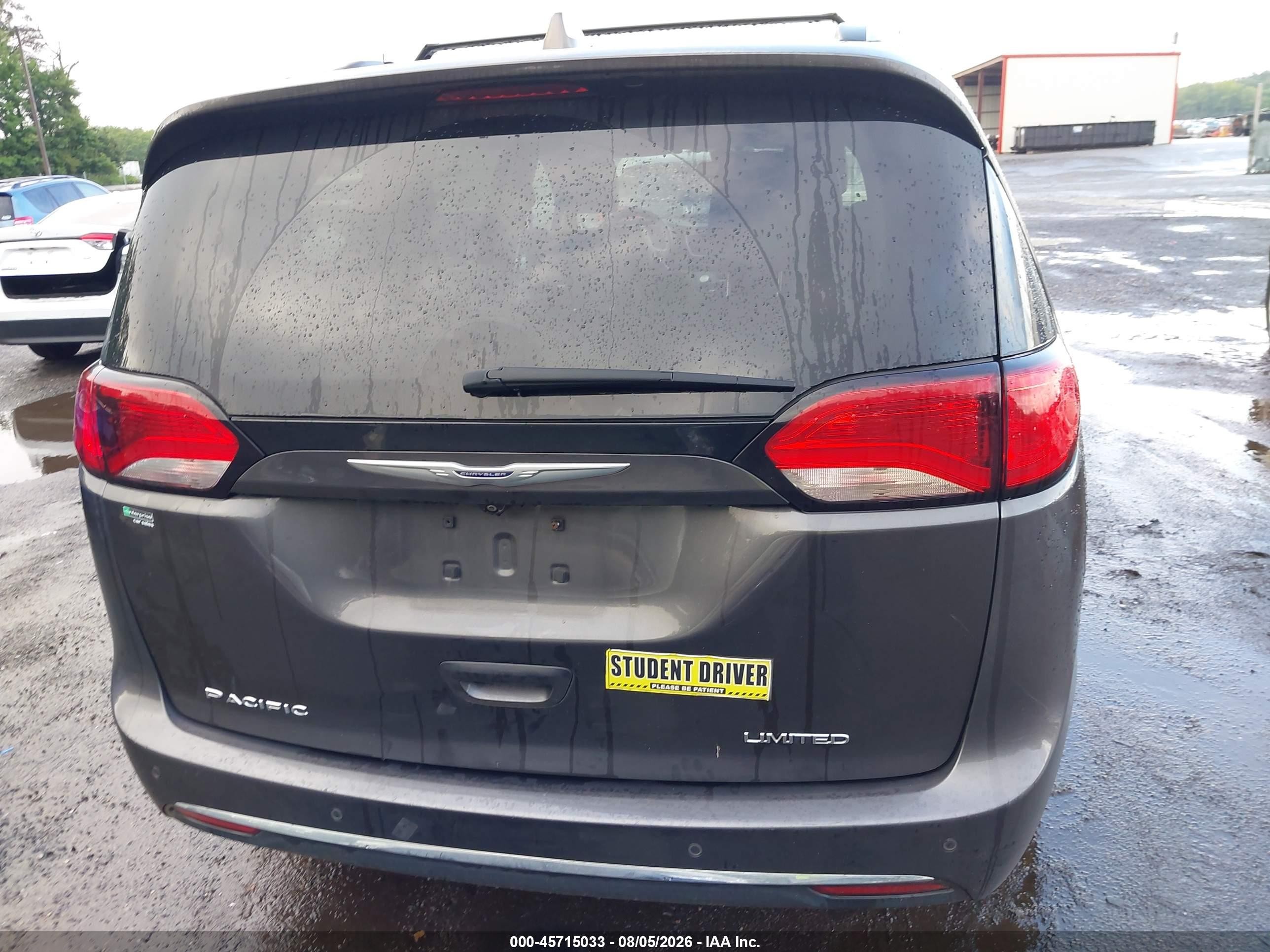 2019 Chrysler Pacifica Limited Gray vin: 2C4RC1GG9KR597651