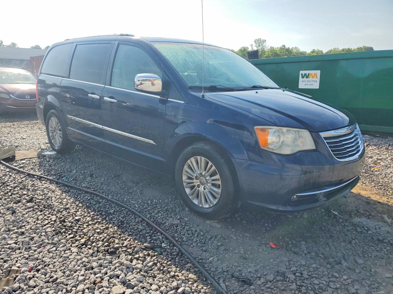 2012 Chrysler Town & Country Limited Синий vin: 2C4RC1GGXCR270483