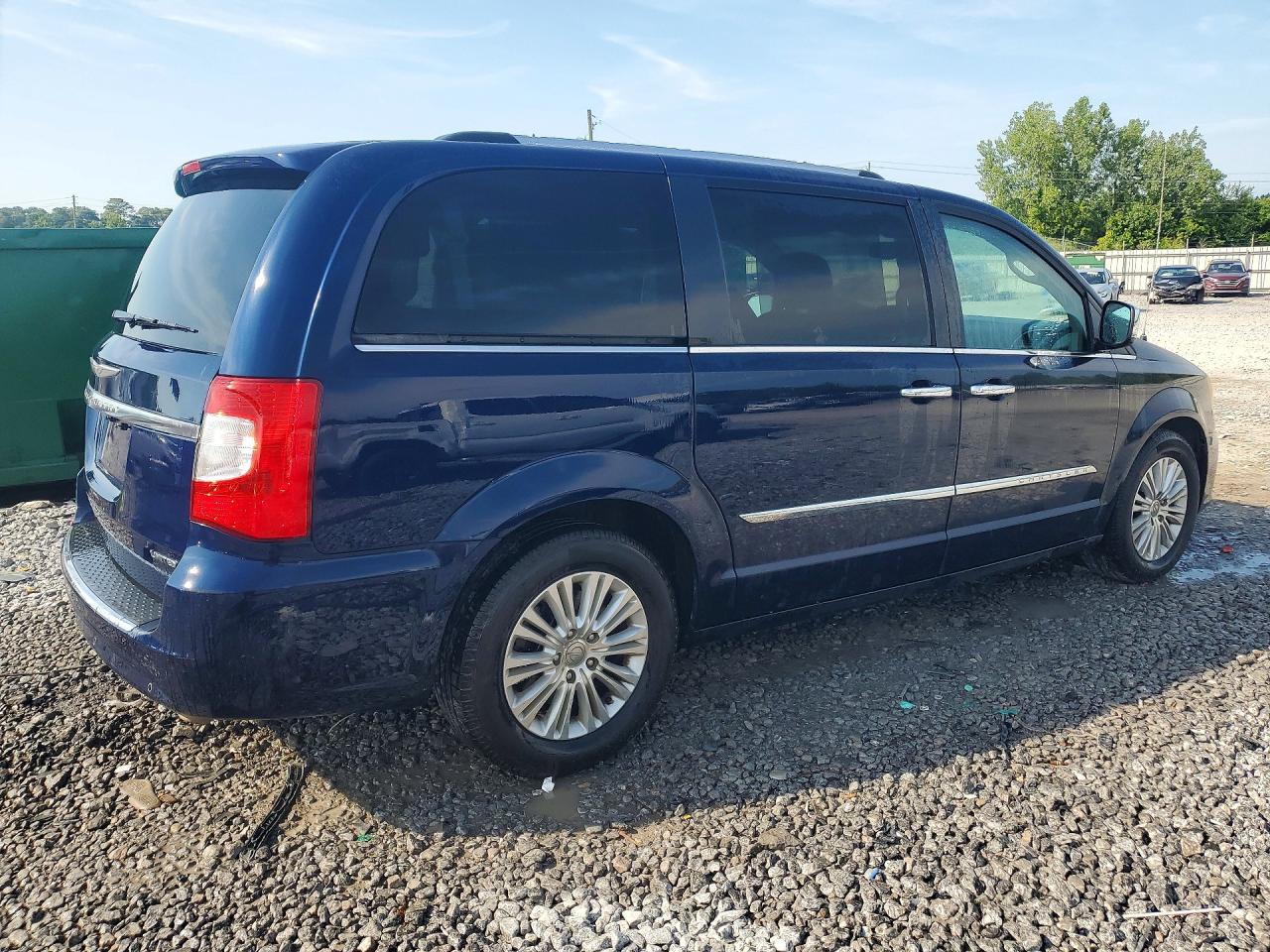 2012 Chrysler Town & Country Limited Синий vin: 2C4RC1GGXCR270483