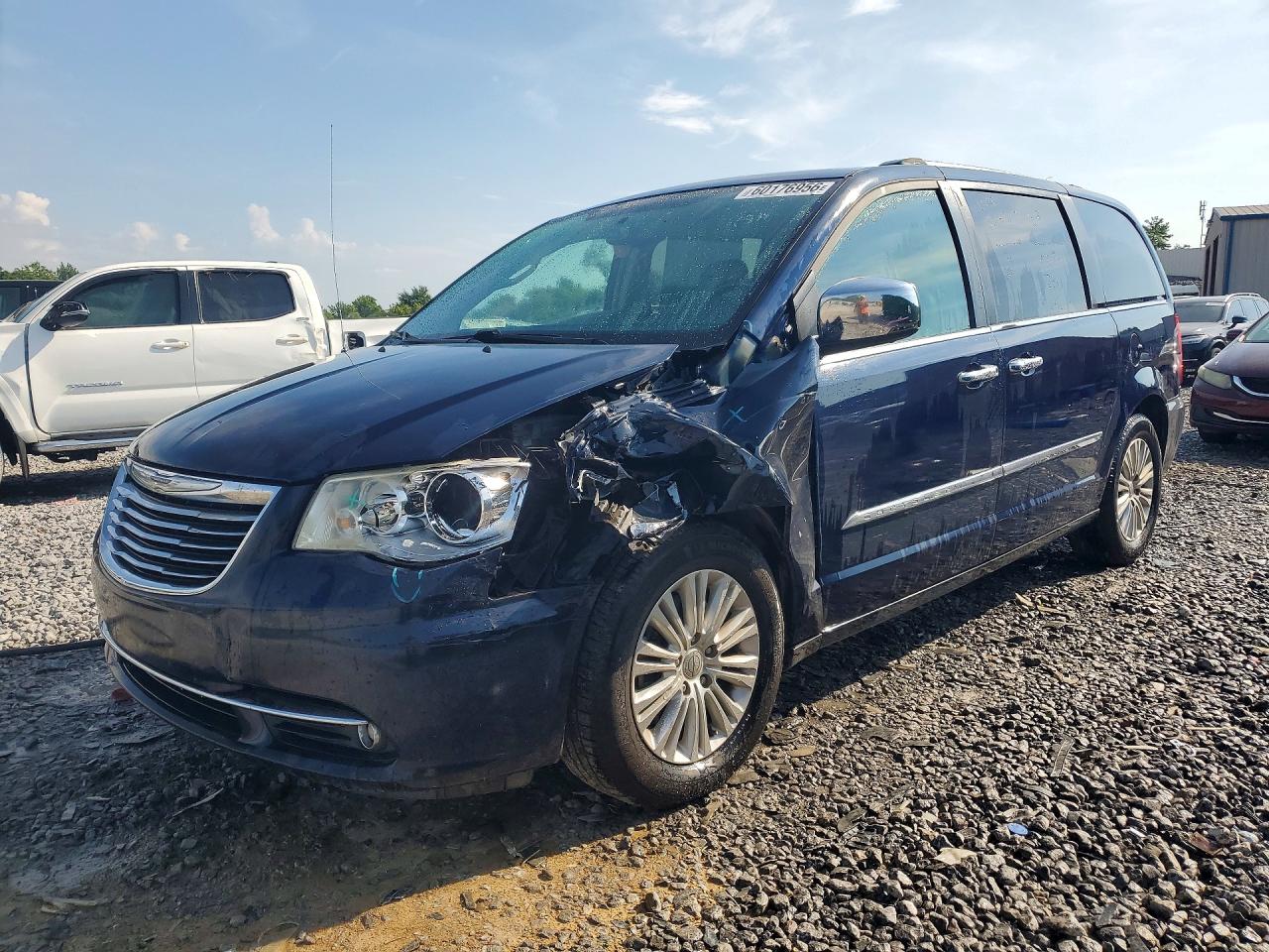 2012 Chrysler Town & Country Limited Blue vin: 2C4RC1GGXCR270483