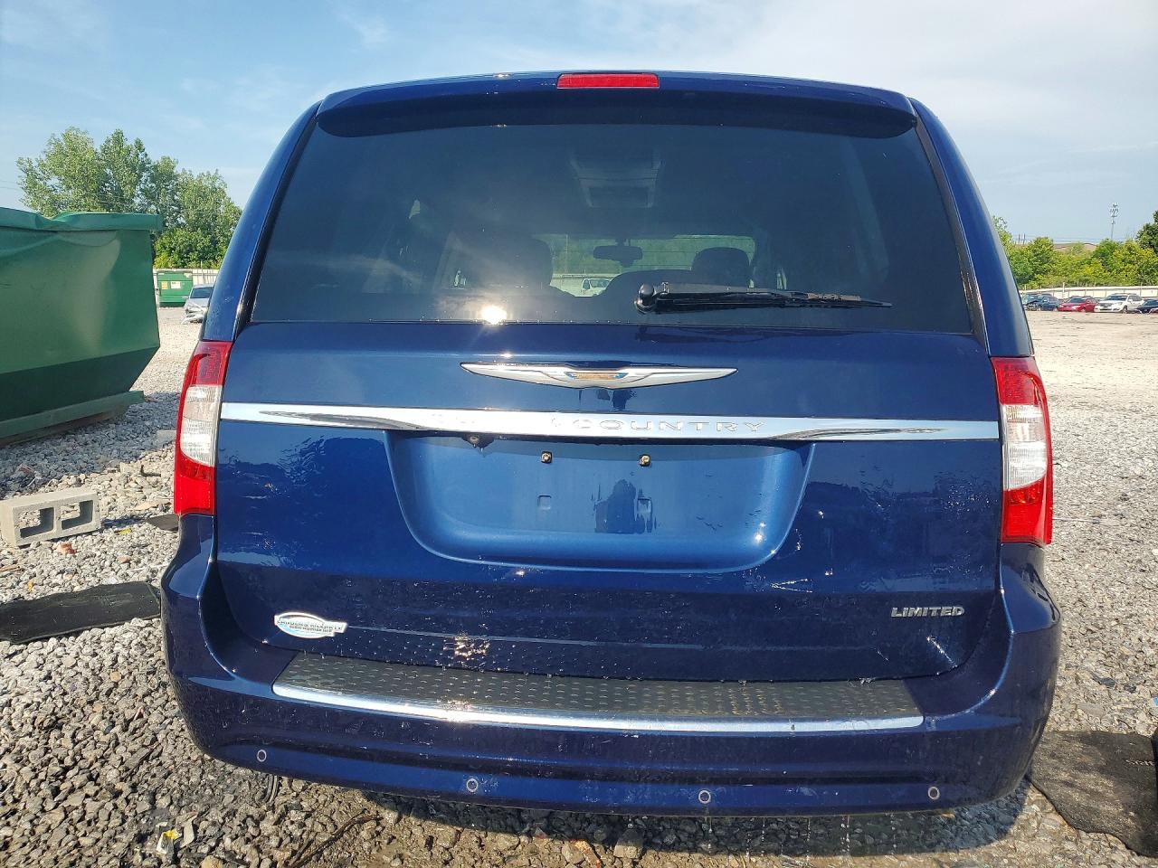 2012 Chrysler Town & Country Limited Синий vin: 2C4RC1GGXCR270483