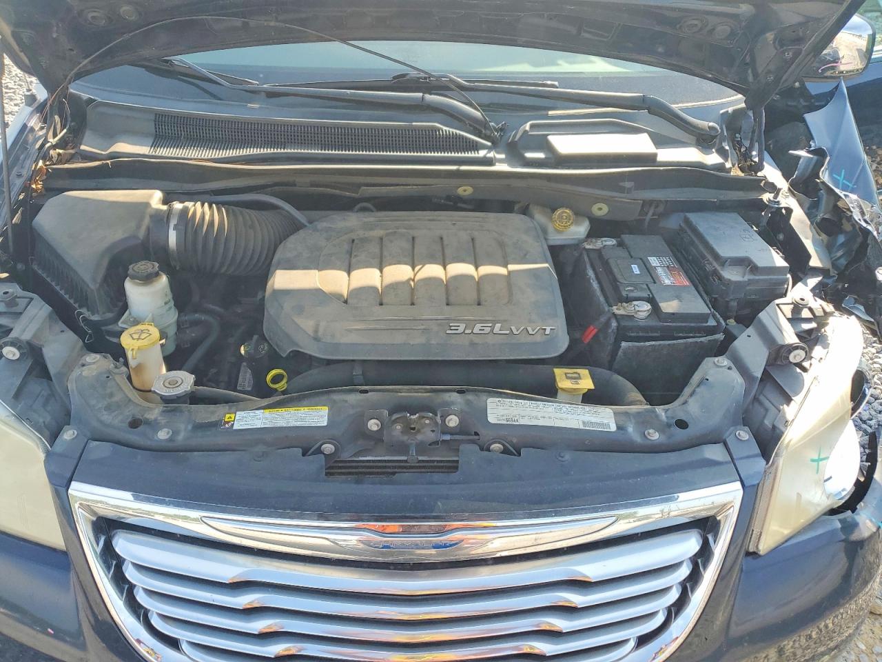 2012 Chrysler Town & Country Limited Синий vin: 2C4RC1GGXCR270483