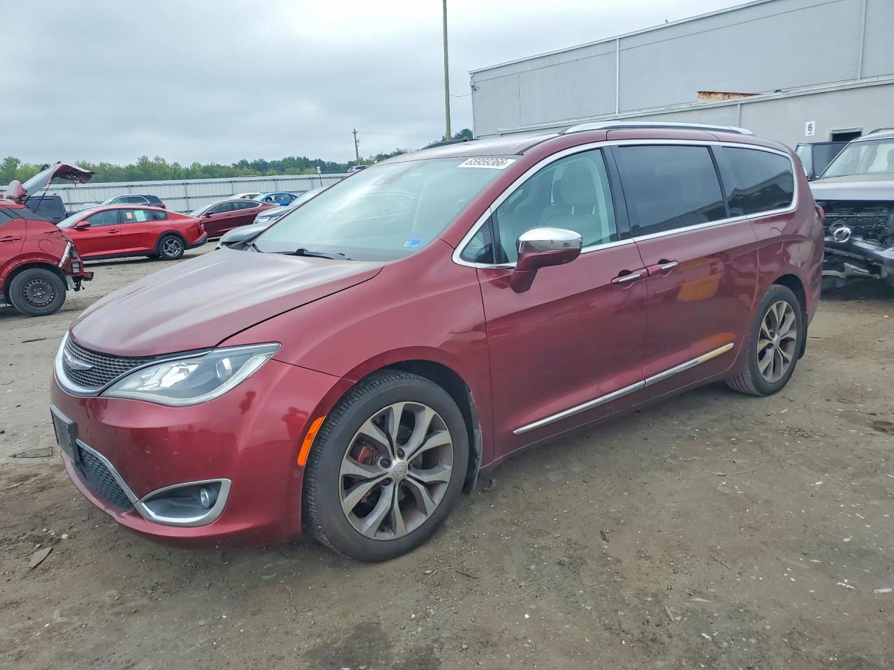 2017 Chrysler Pacifica Limited Красный vin: 2C4RC1GGXHR533286