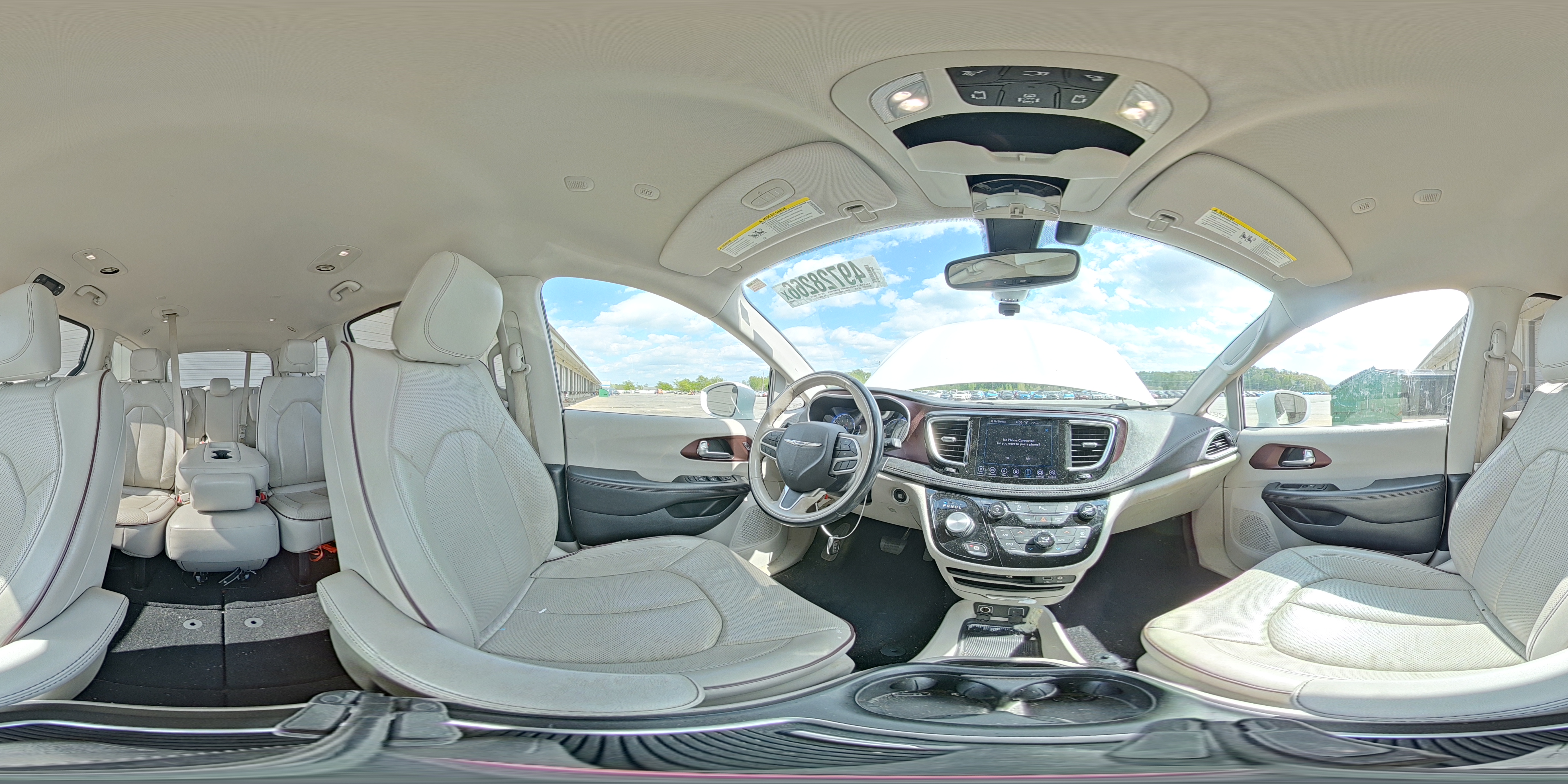 2020 Chrysler Pacifica Limited White vin: 2C4RC1GGXLR164681