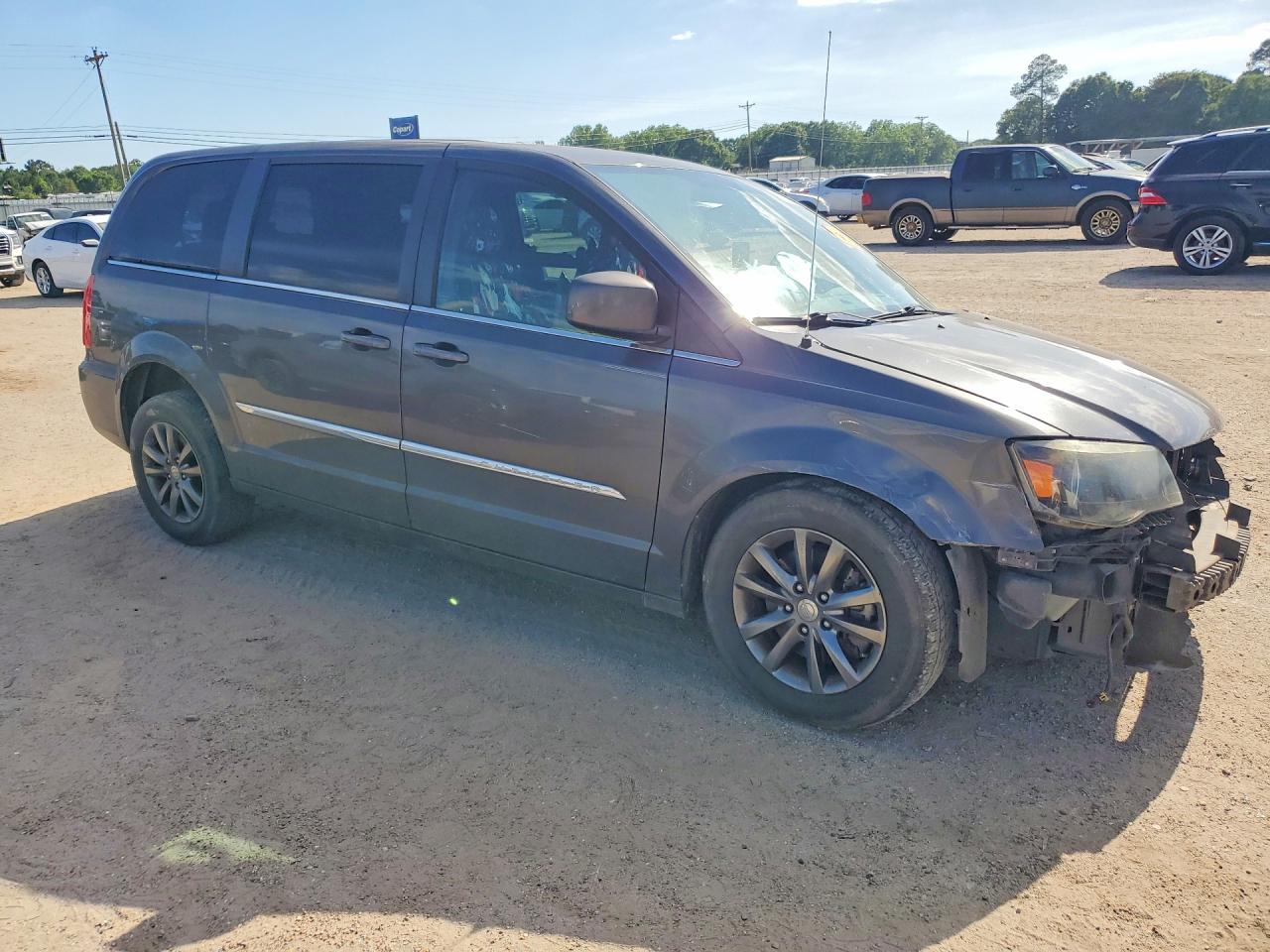 2015 Chrysler Town & Country S Серый vin: 2C4RC1HG0FR574330