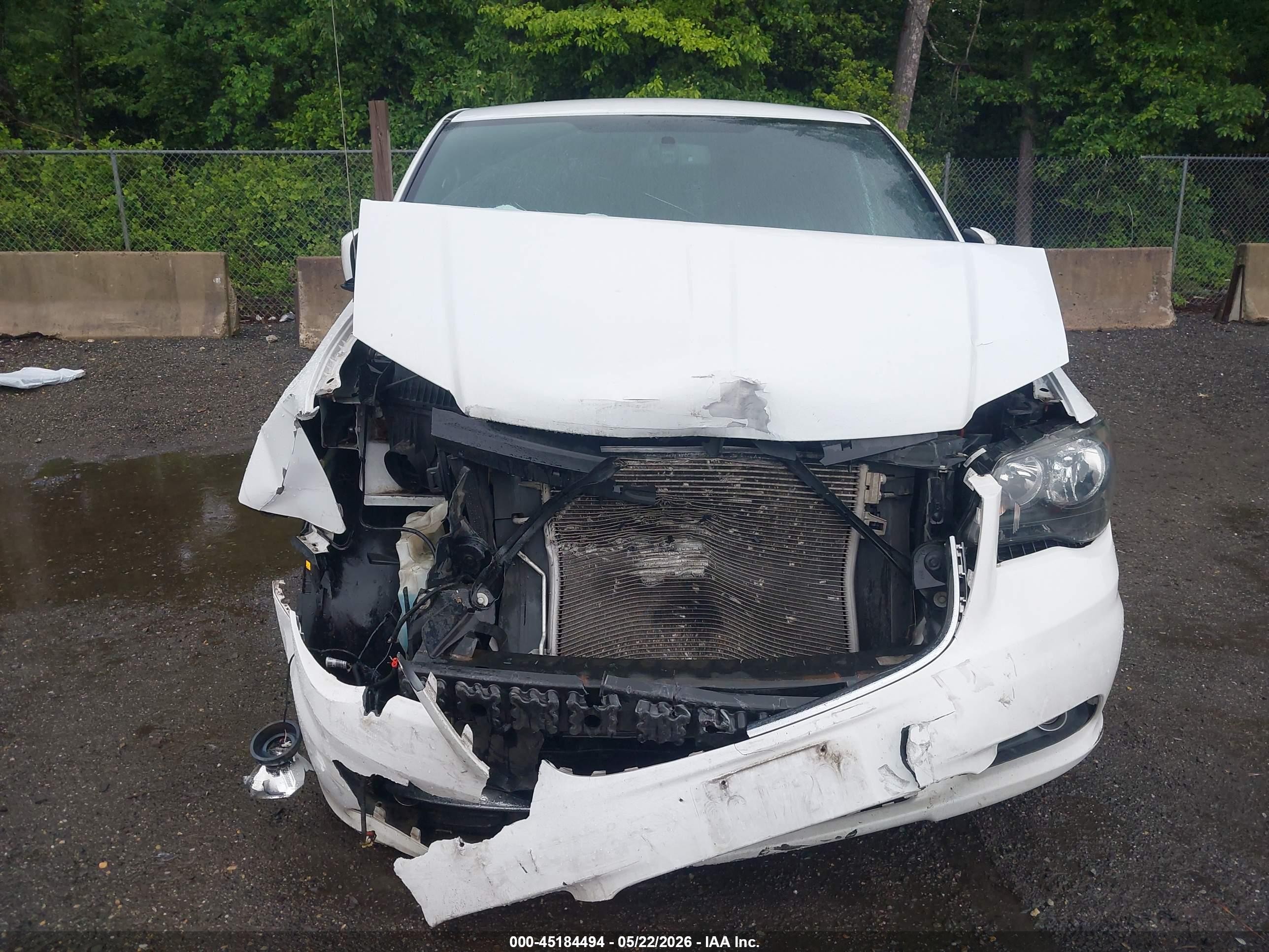 2015 Chrysler Town & Country S Белый vin: 2C4RC1HG1FR620201