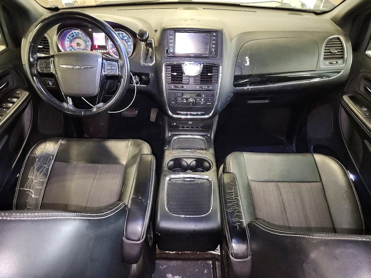 2014 Chrysler Town & Country S White vin: 2C4RC1HG2ER109210