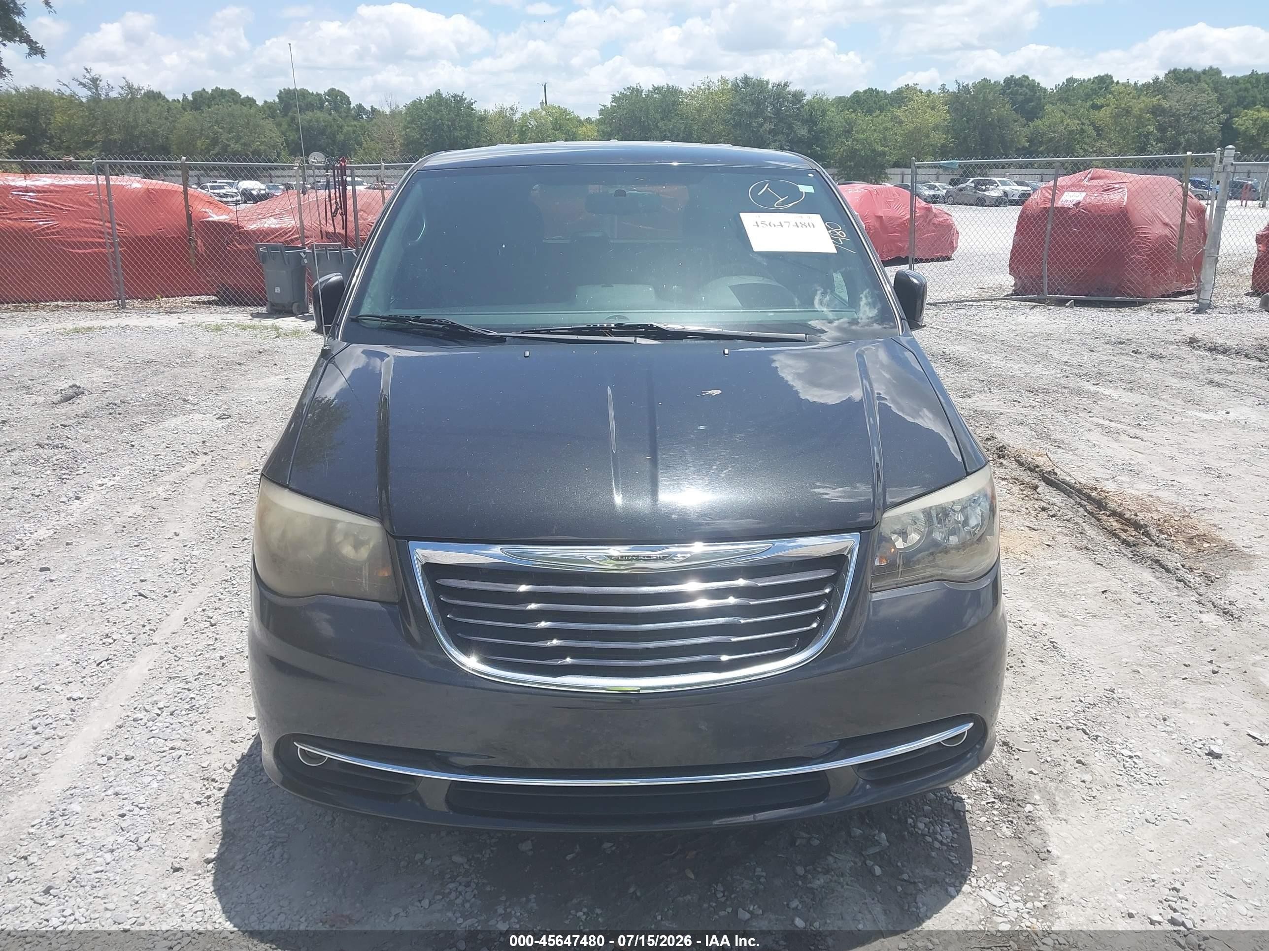 2014 Chrysler Town & Country S Black vin: 2C4RC1HG2ER307222
