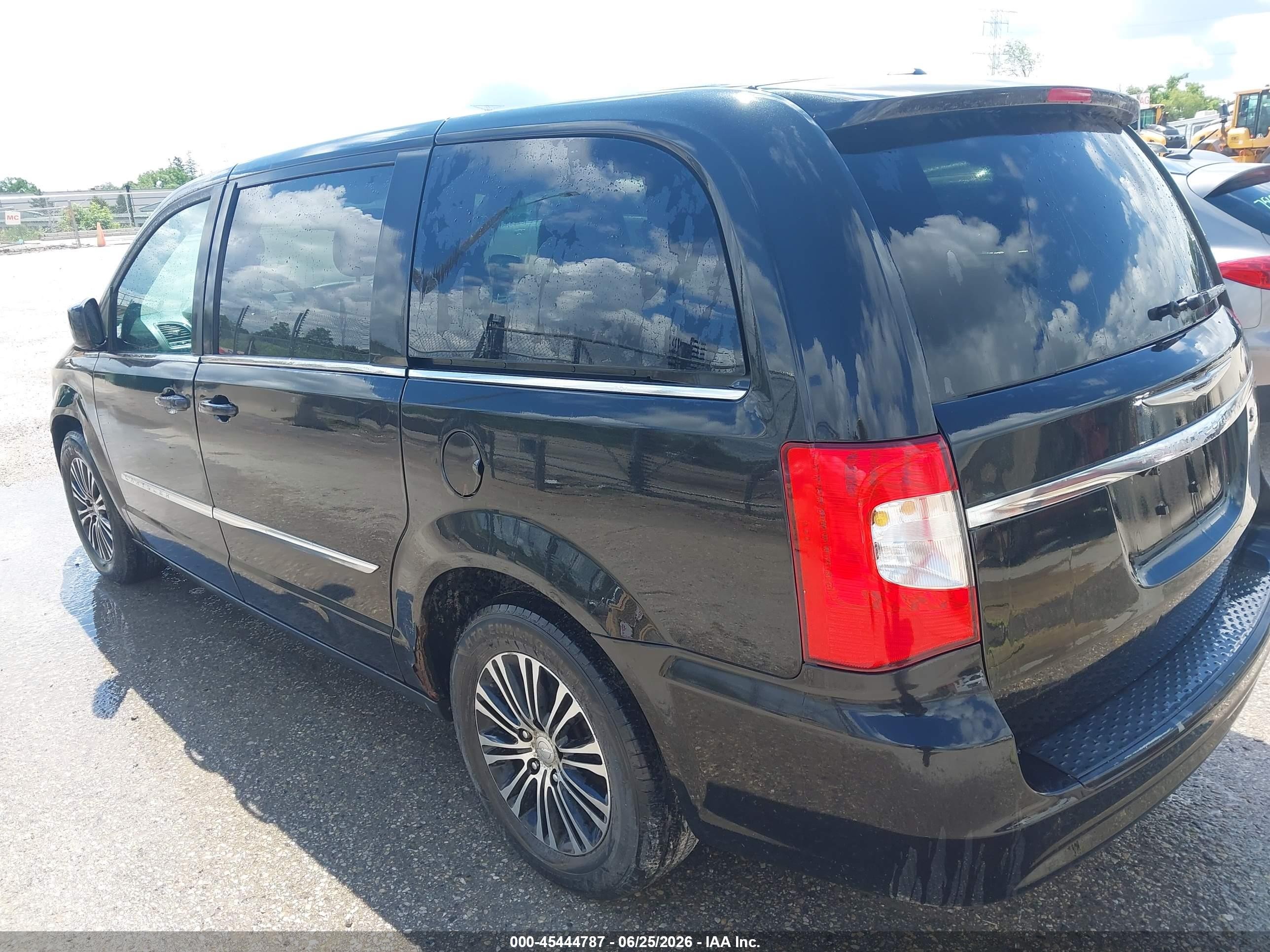 2014 Chrysler Town & Country S Black vin: 2C4RC1HG3ER197930