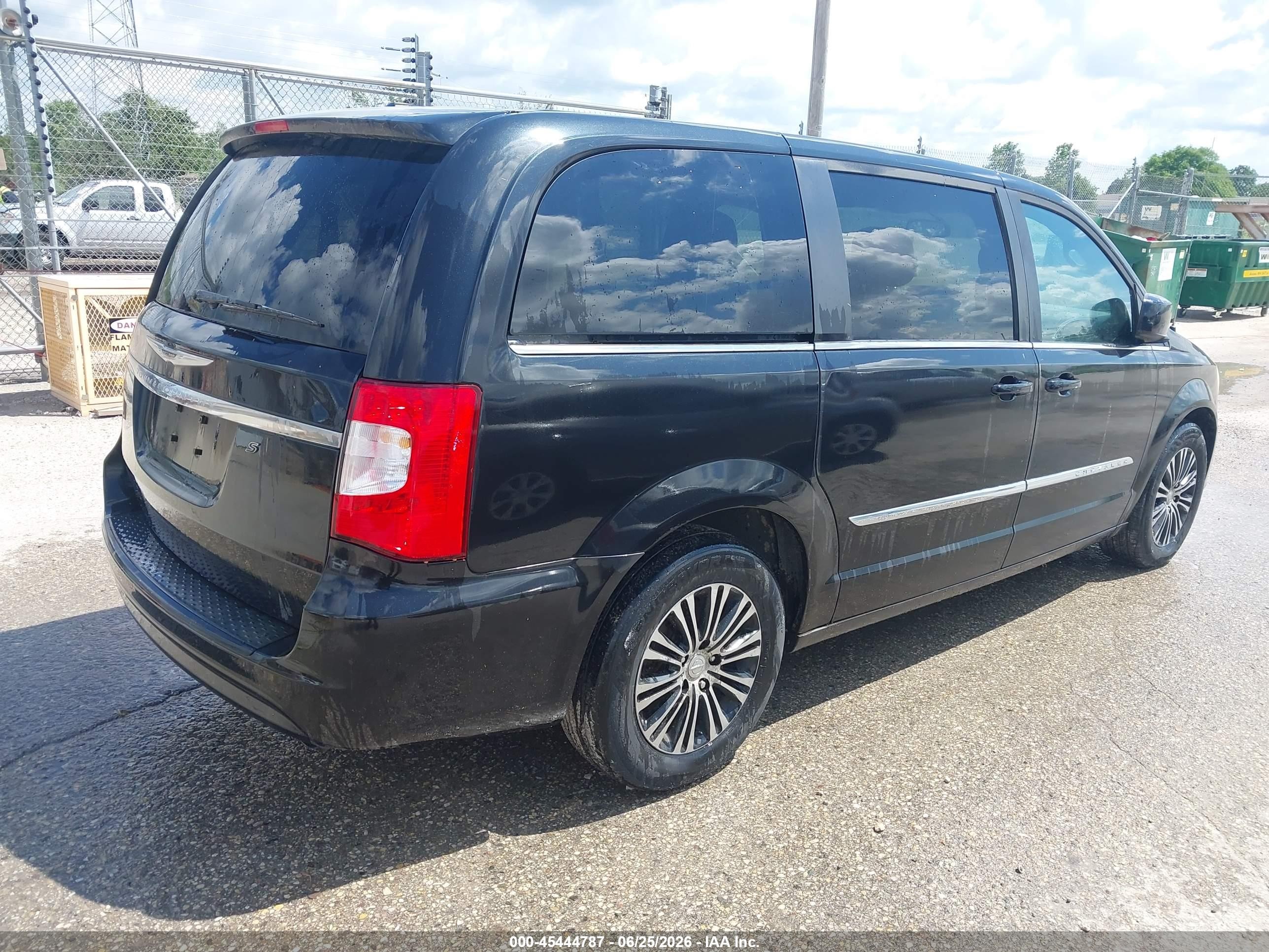 2014 Chrysler Town & Country S Black vin: 2C4RC1HG3ER197930