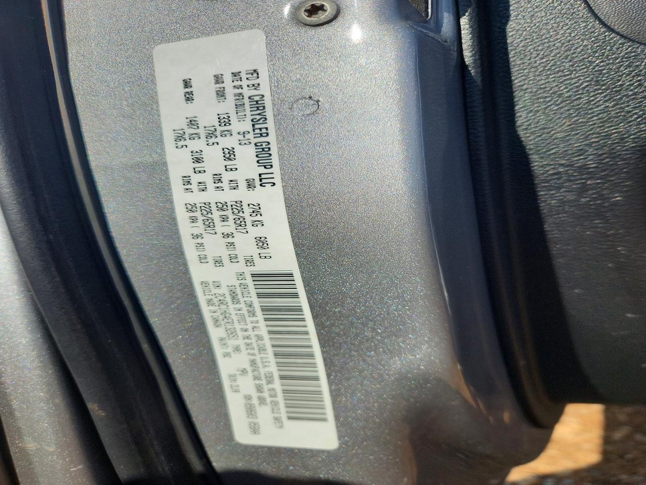 2014 Chrysler Town & Country S Silver vin: 2C4RC1HG4ER132651