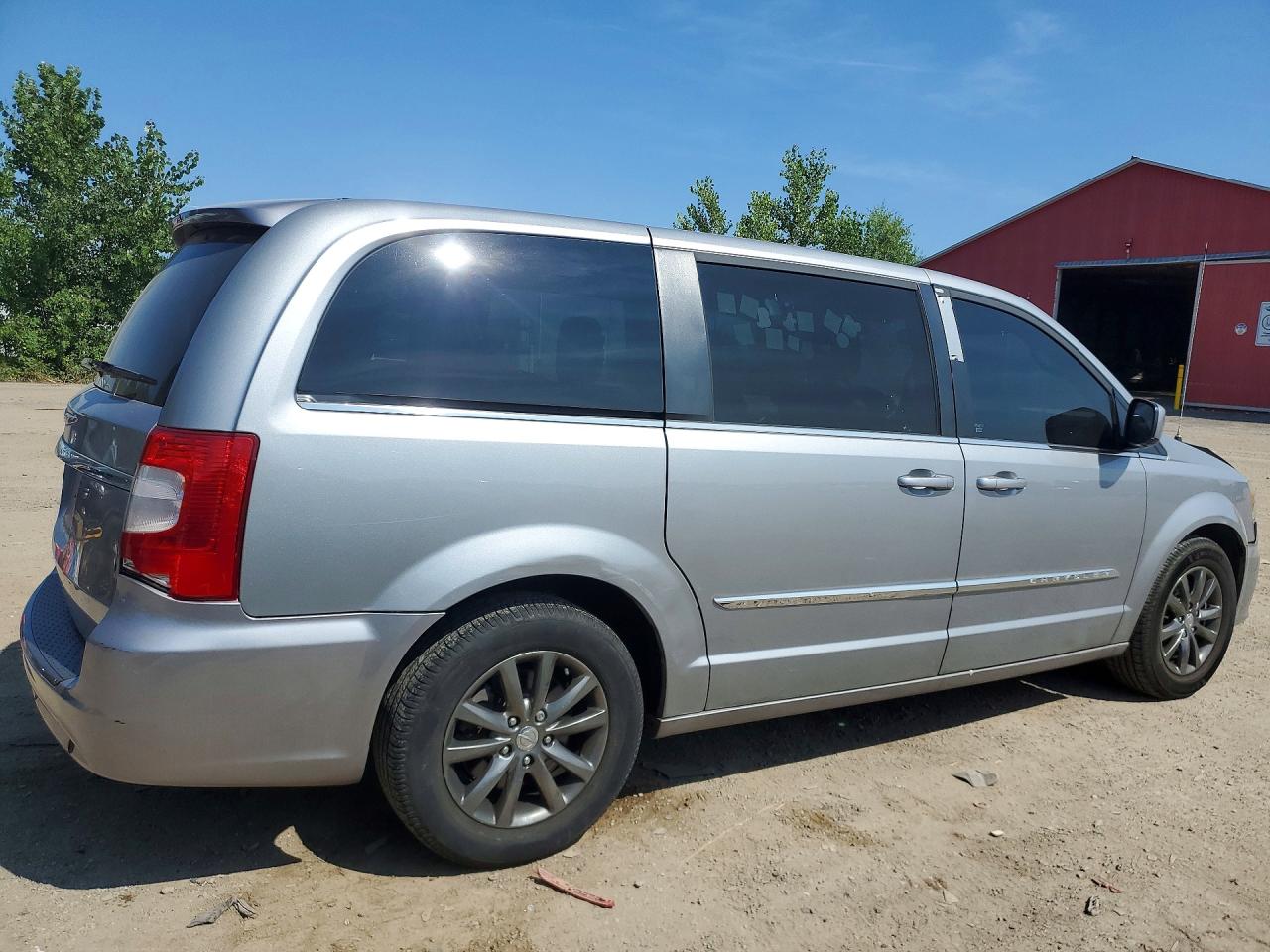 2014 Chrysler Town & Country S Silver vin: 2C4RC1HG4ER361007