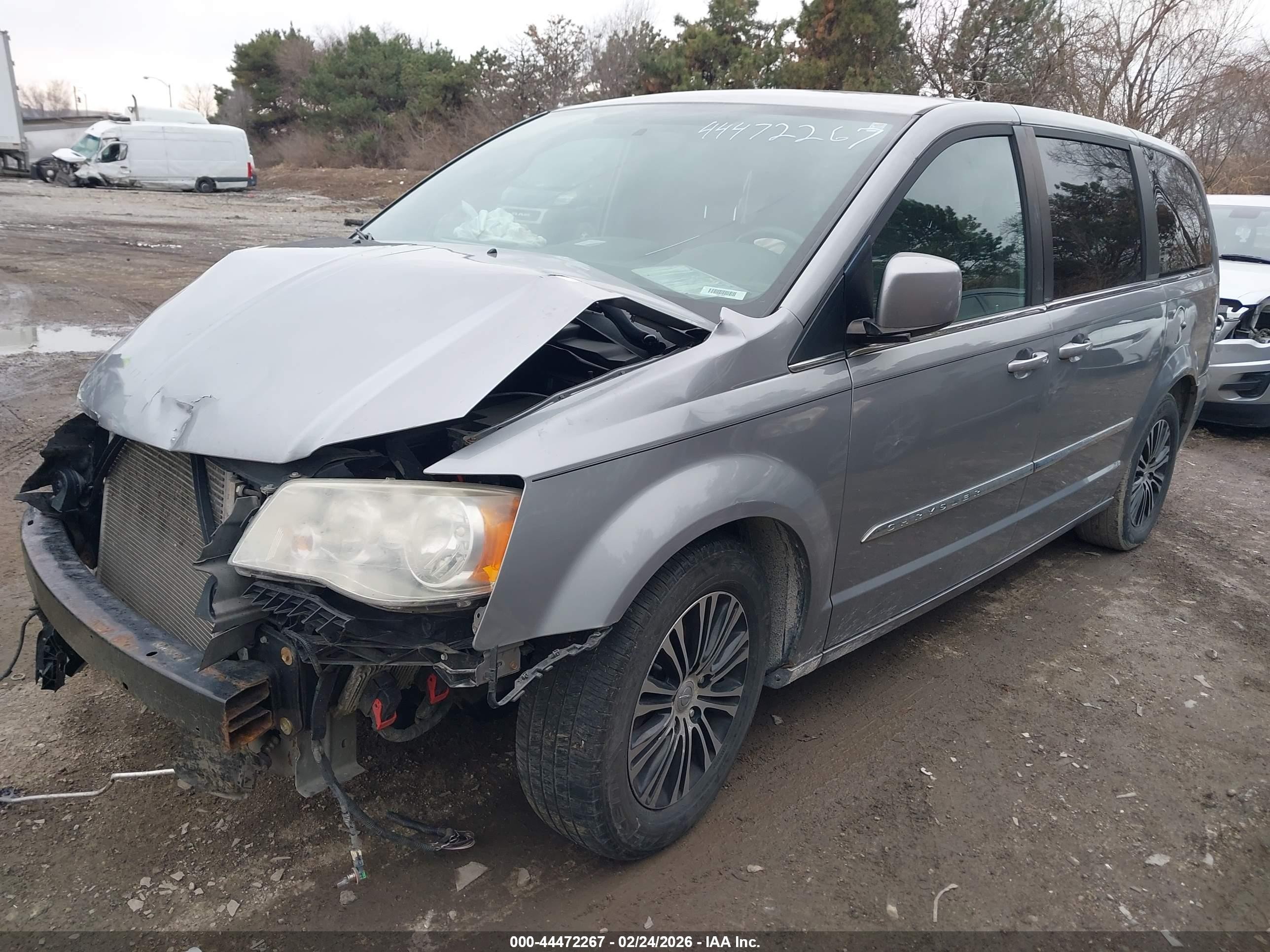 2013 Chrysler Town & Country S Gray vin: 2C4RC1HG7DR807892
