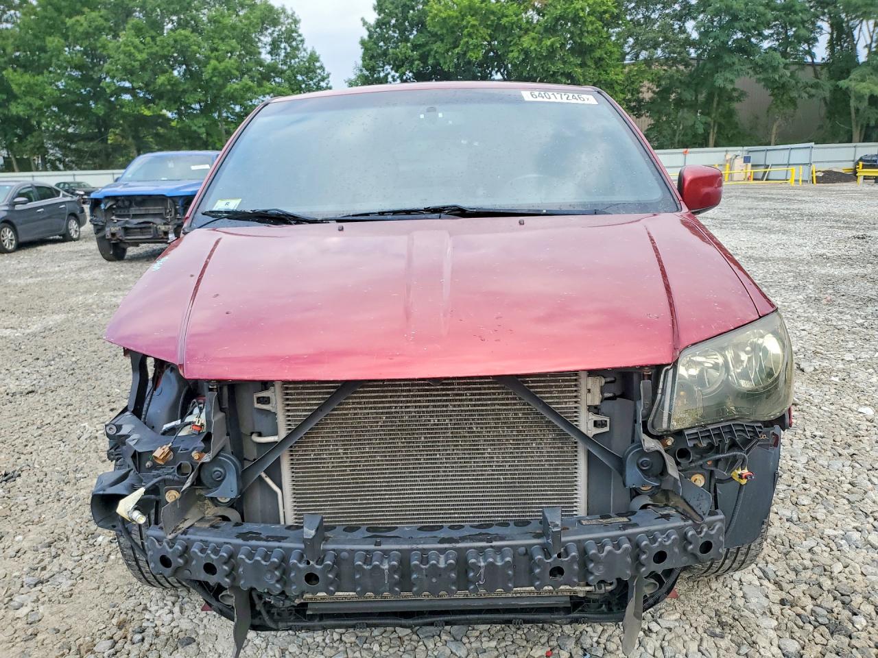 2013 Chrysler Town & Country S Red vin: 2C4RC1HG7DR807908