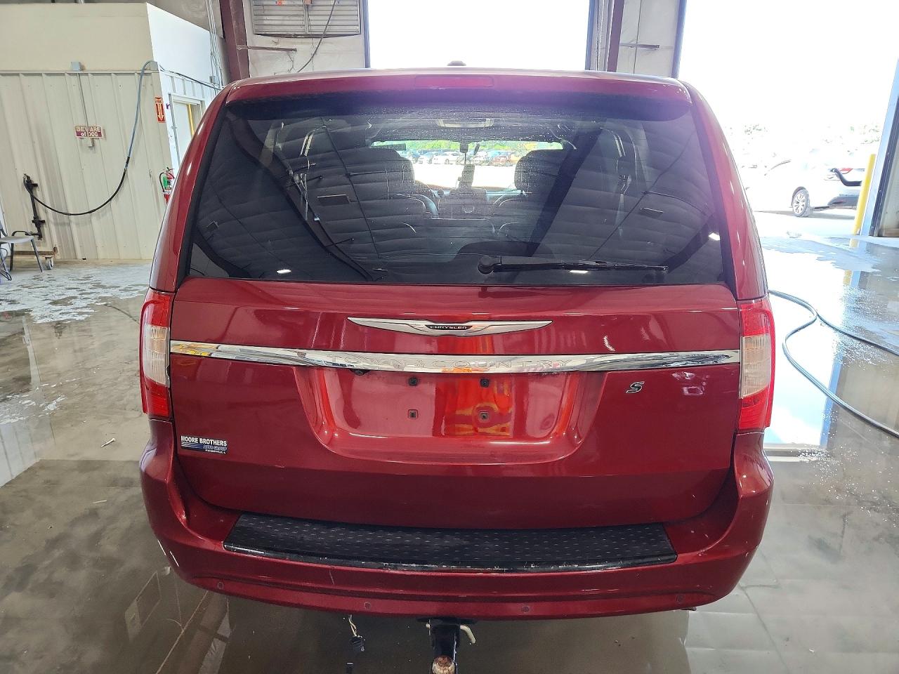 2014 Chrysler Town & Country S Темно-бордовый vin: 2C4RC1HG7ER234624
