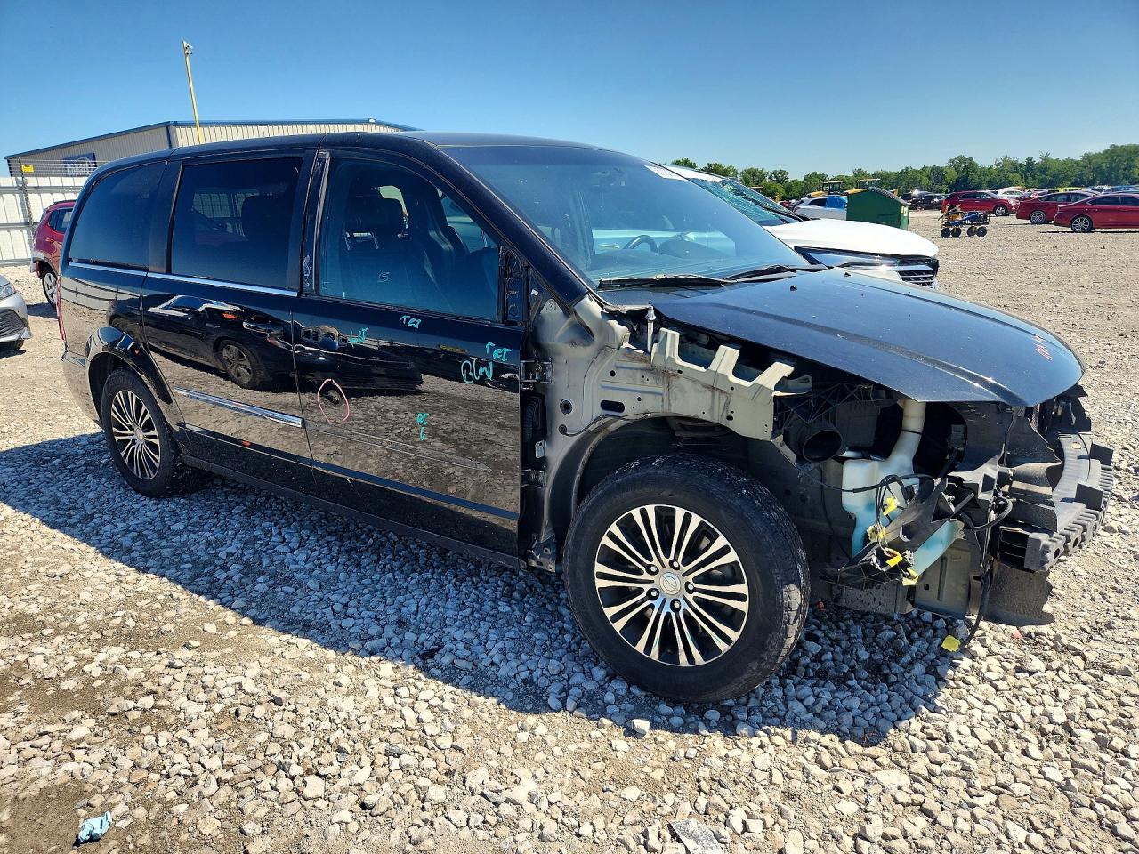 2014 Chrysler Town & Country S Black vin: 2C4RC1HG7ER234655